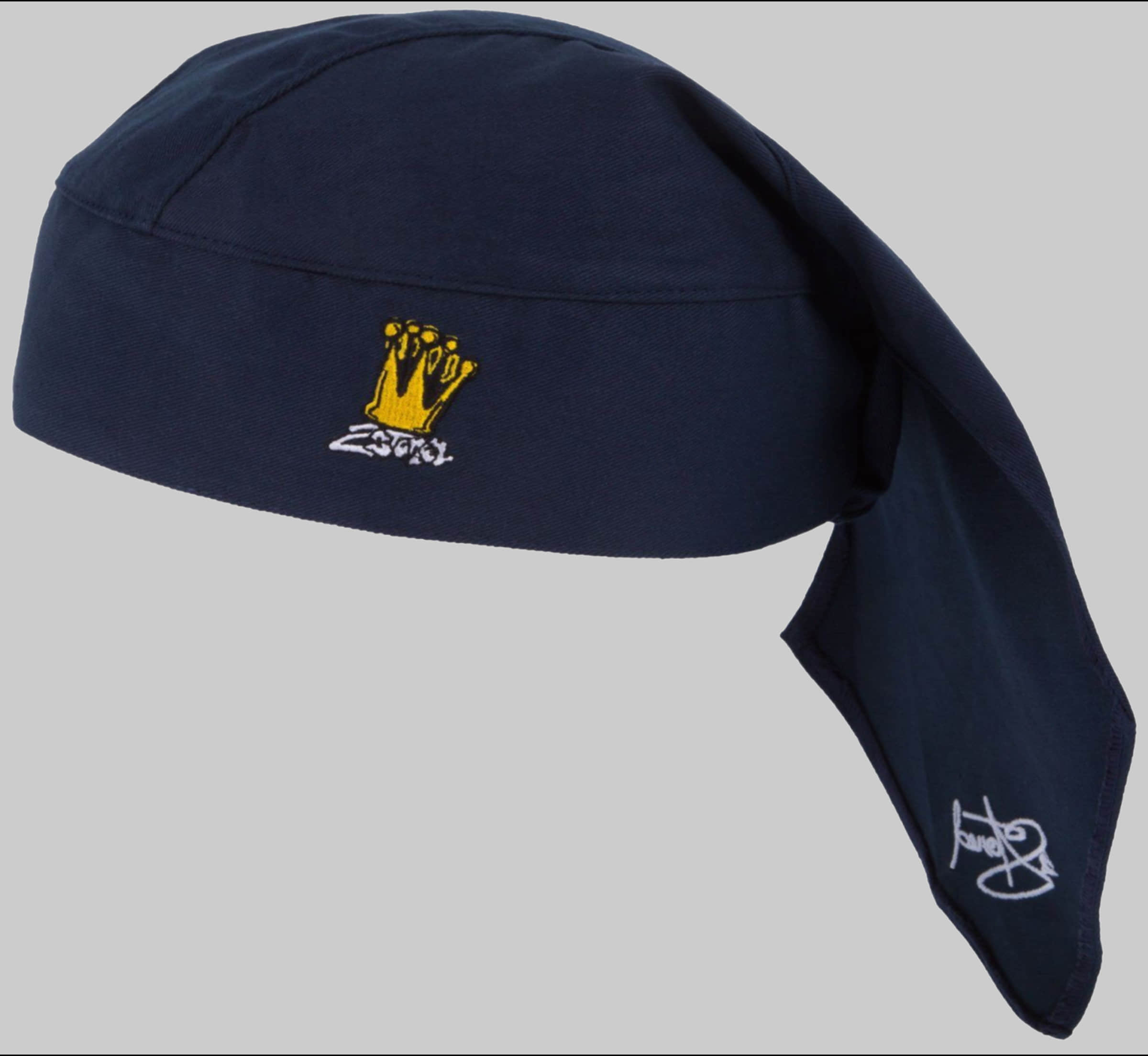 2Stoned Mädchenmode 2Stoned Bandana Kopftuch Biker Cap Classic mit Stick Crown für Damen und Herren, Einheitsgröße Dark Navy