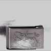 Jungenmode 2Stoned 2Stoned Fabric Belt - Uni Canvas Belt - Customizable Length - Classic Logo Buckle Schwarz