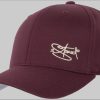 2Stoned Jungenmode 2Stoned Flexfit Cap - Classic Logo Embroidered Baseball Cap for Women, Men & Kids Bordeaux