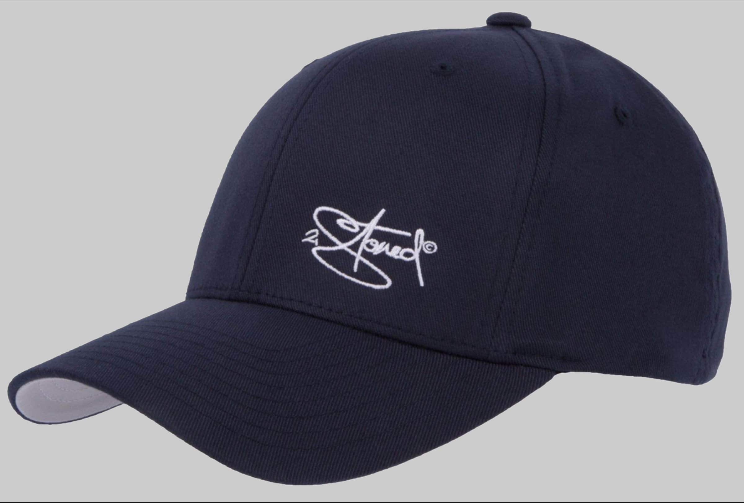 2Stoned Flexfit Cap - Classic Logo Embroidered Baseball Cap for Women, Men & Kids Dark Navy Jungenmode 2Stoned