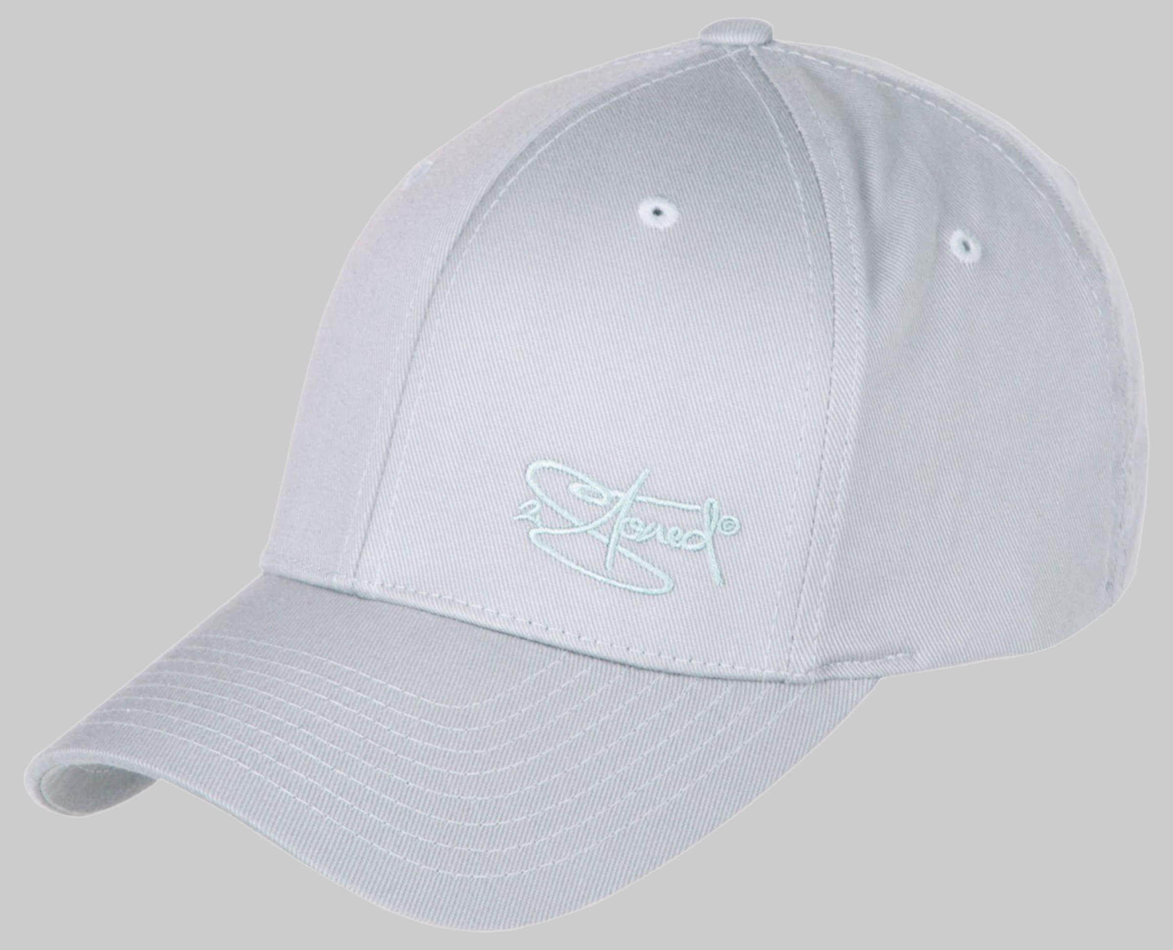 2Stoned Jungenmode 2Stoned Flexfit Cap - Classic Logo Embroidered Baseball Cap for Women, Men & Kids Silver