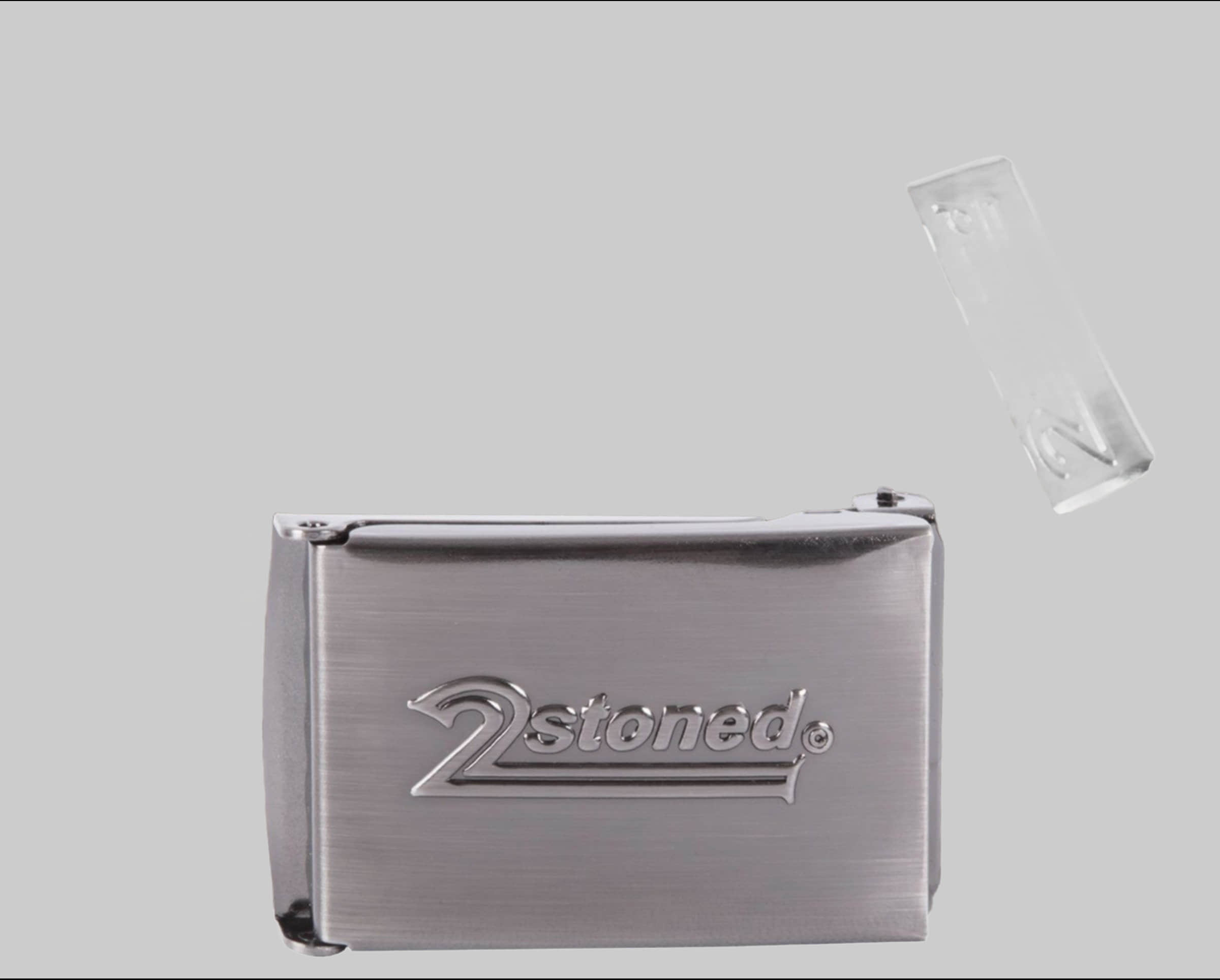 2Stoned 2Stoned Uni Textile Belt with Matte SPEED Buckle - Adjustable & Customizable Oliv Jungenmode