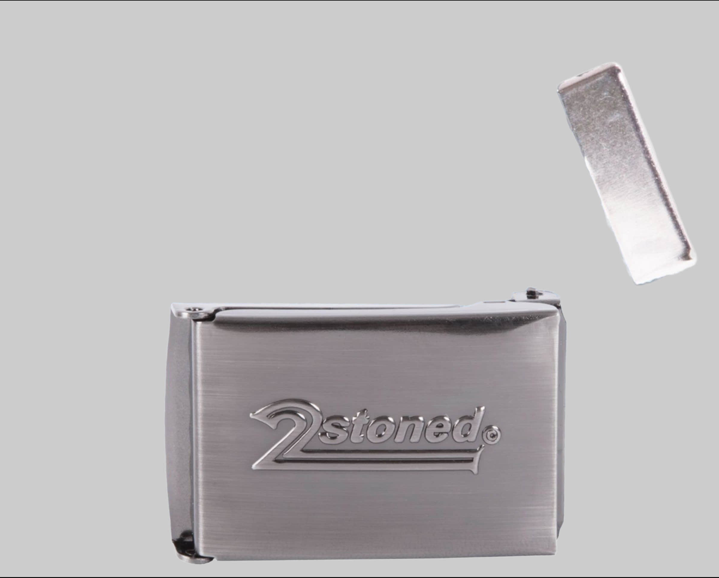 2Stoned Uni Textile Belt with Matte SPEED Buckle - Adjustable & Customizable Sky 2Stoned Jungenmode