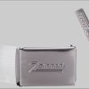 Jungenmode 2Stoned 2Stoned Uni Textile Belt with Matte SPEED Buckle - Adjustable & Customizable Weiß