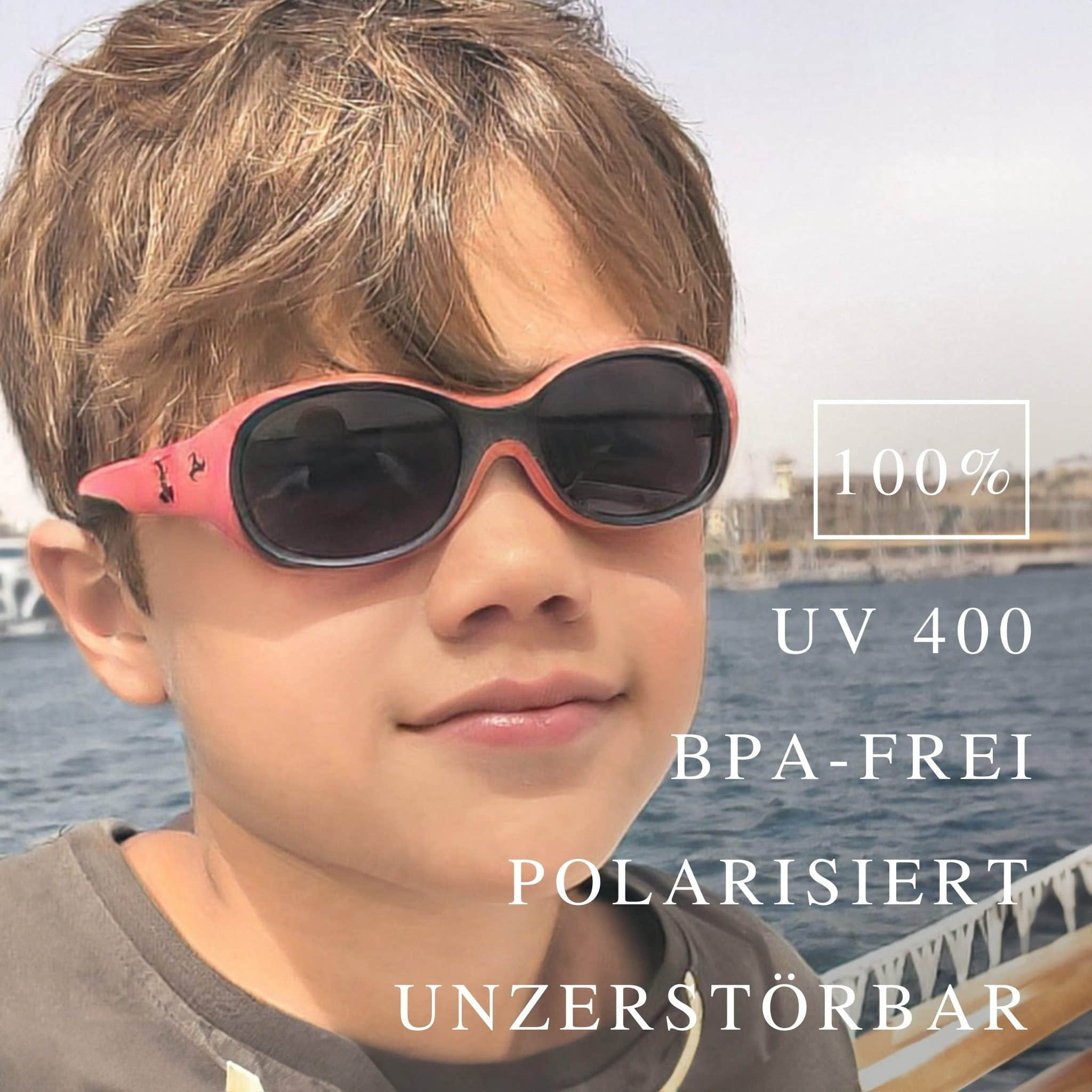 ActiveSol Kids @school sports Polarisierten Kinder-Sonnenbrile petrol/türkis Ninja myToys ActiveSol