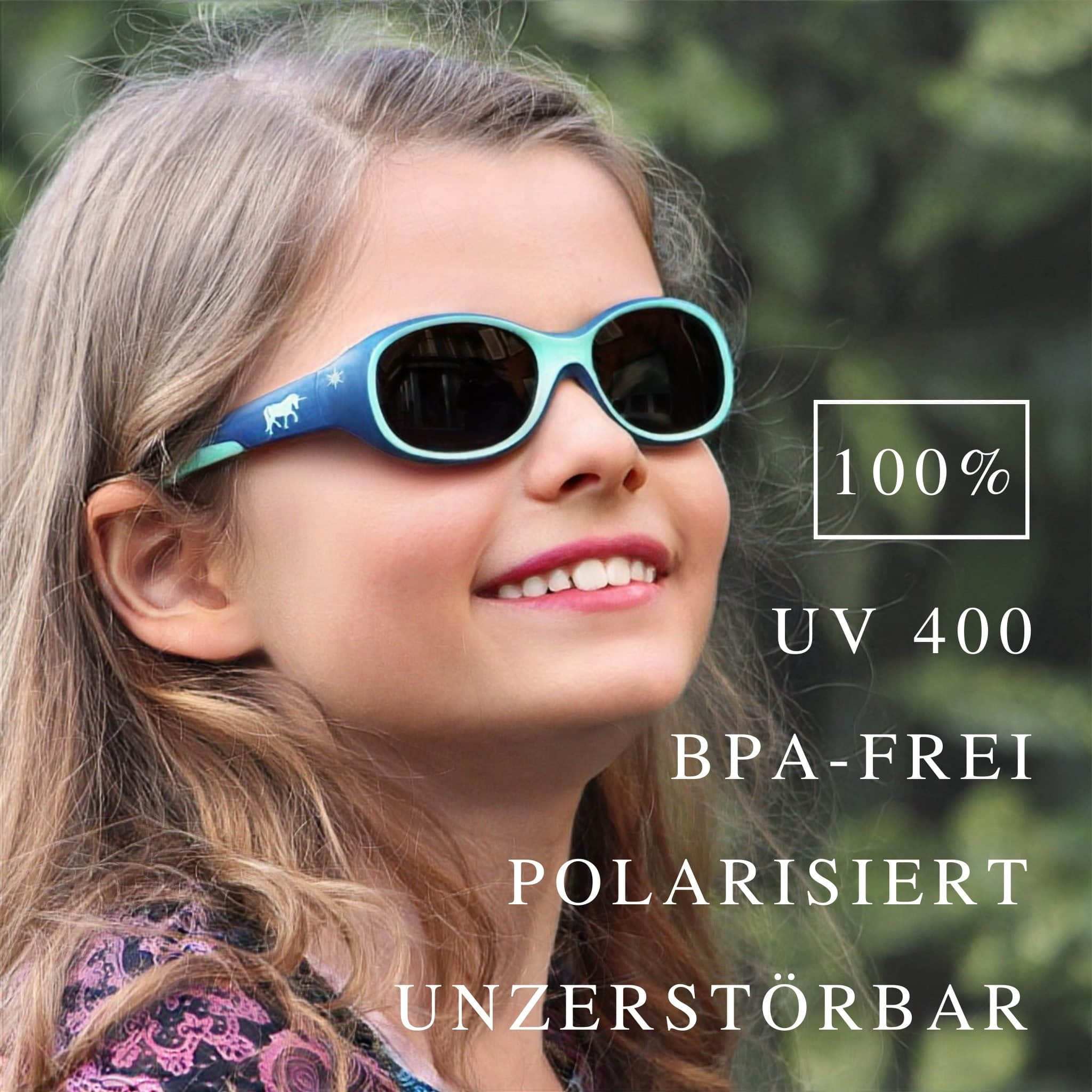 myToys ActiveSol ActiveSol Kids @school sports Polarisierten Kinder-Sonnenbrile petrol/türkis Unicorn