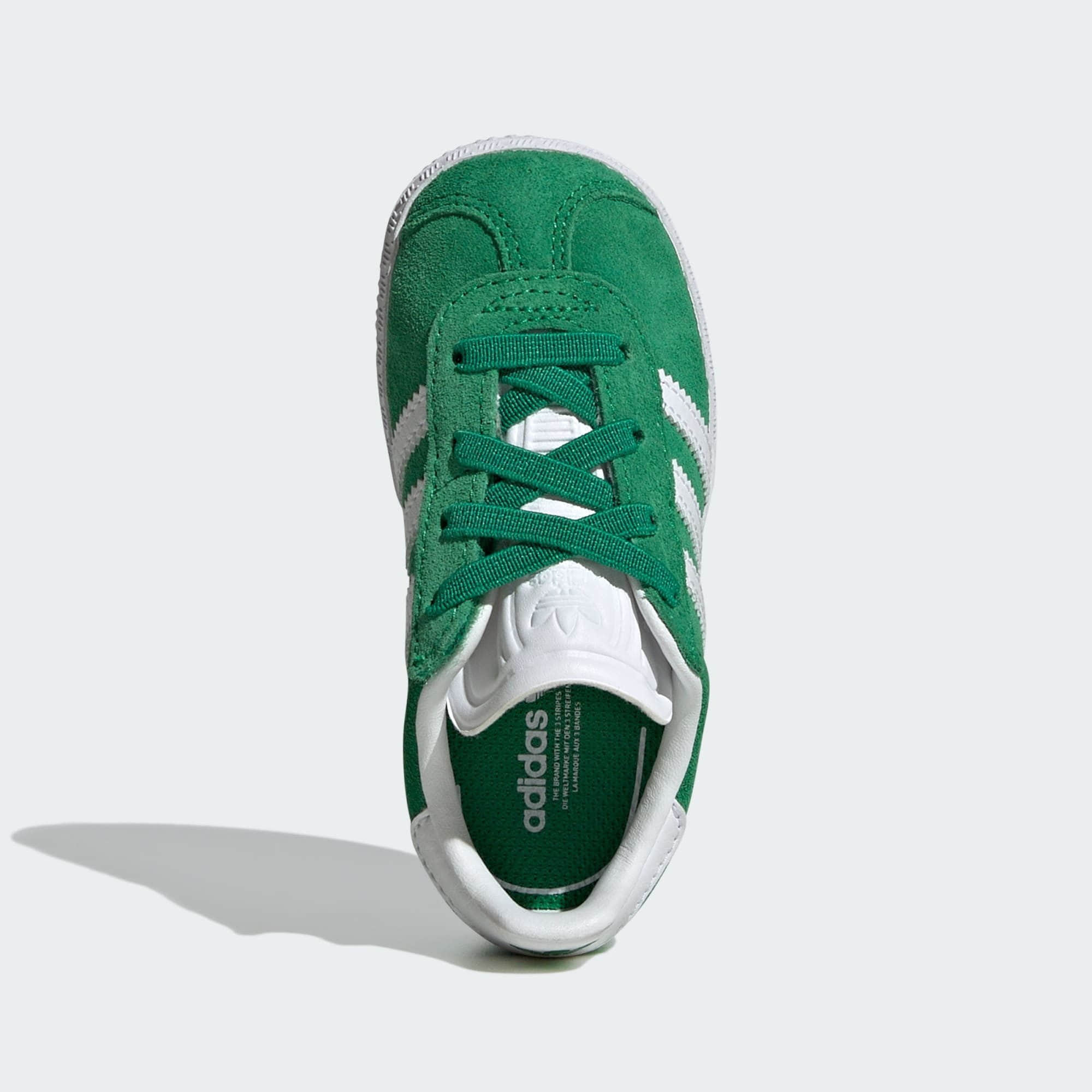 Adidas Originals GAZELLE Comfort Closure Kids Sneakers - Elastic Lace Green / Cl Babymode