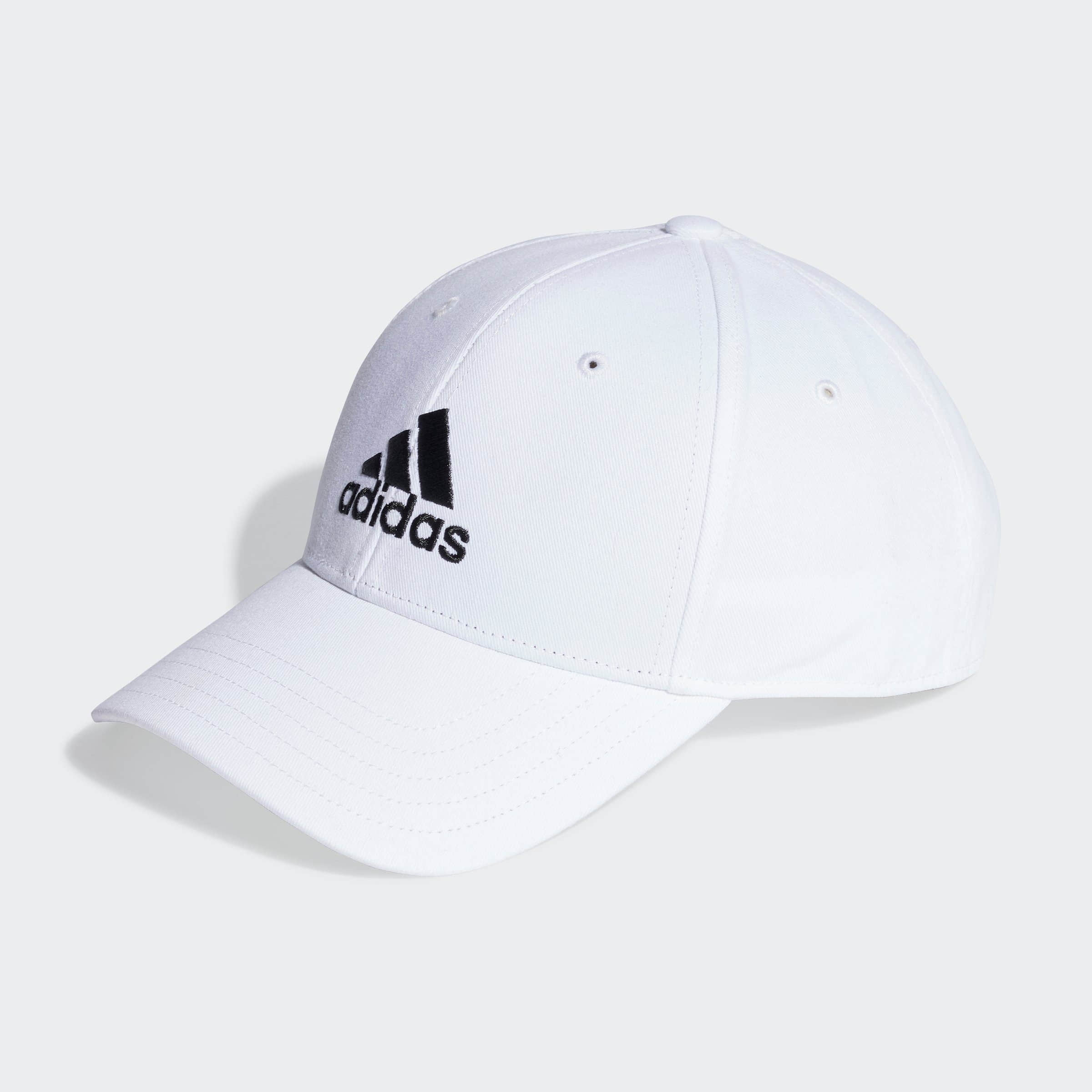 Adidas Performance Baseball Cap - Cotton Twill - Adjustable Fit White / Bl Accessoires & Taschen