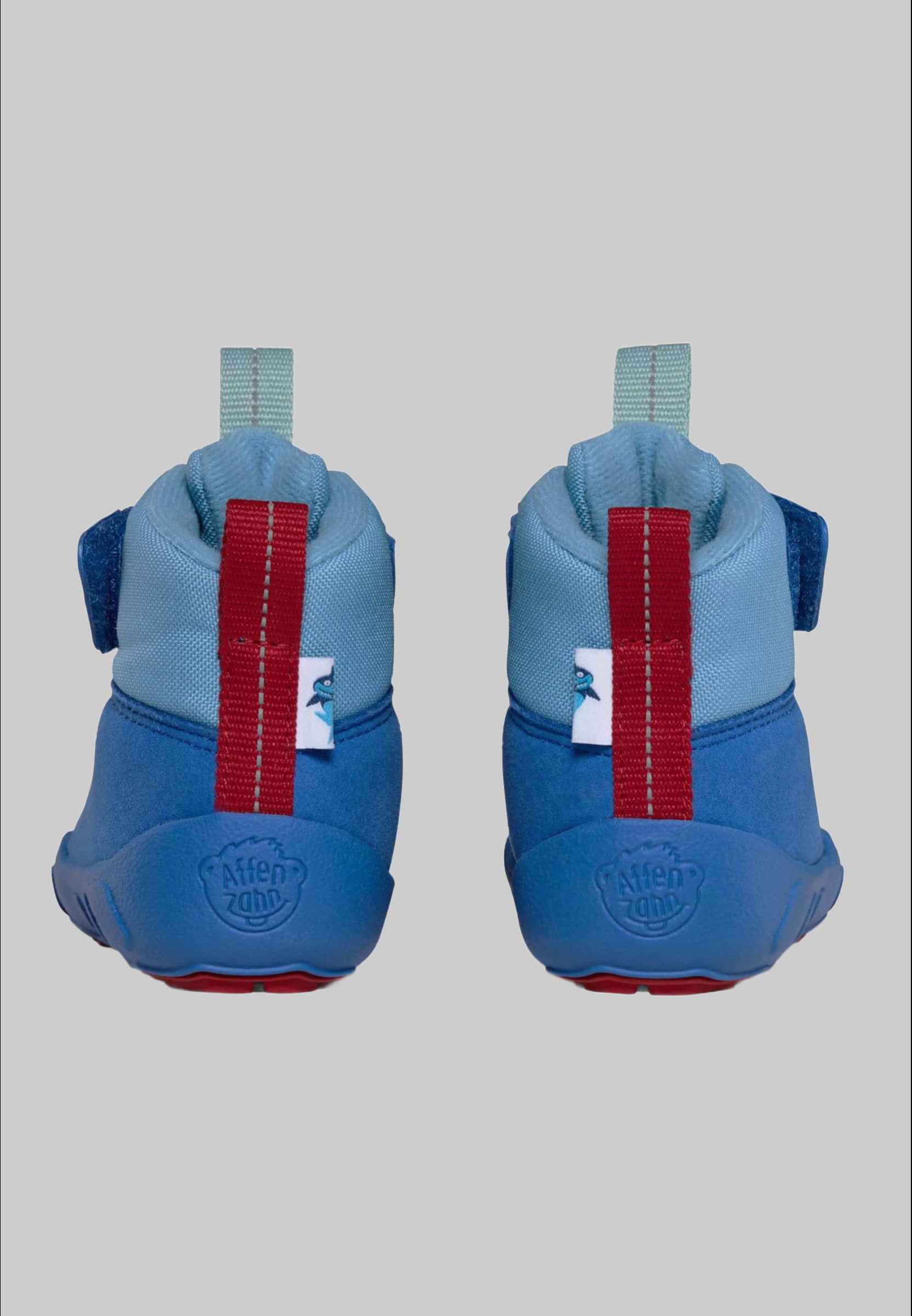 Affenzahne Warmy Vegan First Walker Shoes - Baby & Toddler Hai - Blau Mädchenmode Affenzahn