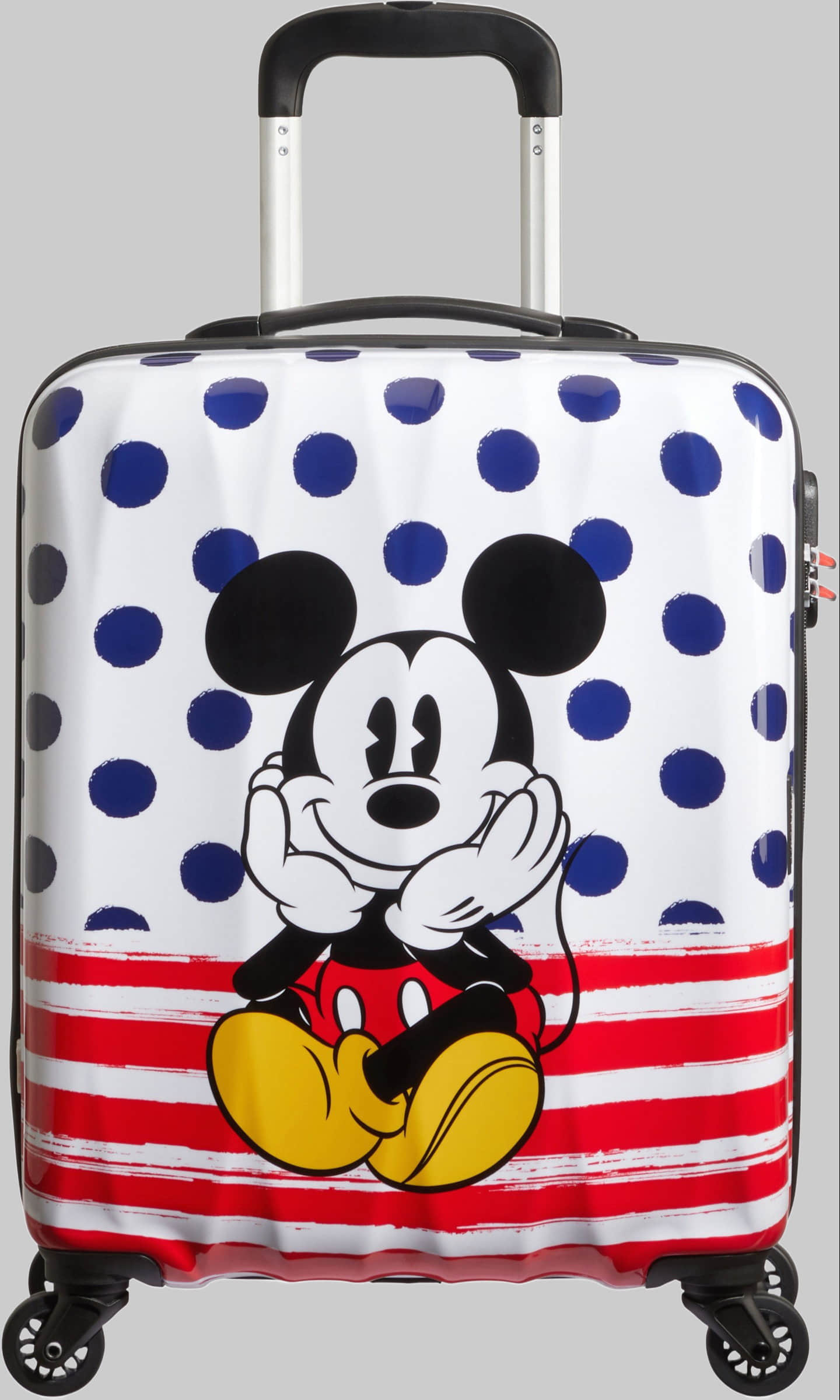 American Tourister Disney Legends 55cm Kids Trolley - Mickey Blue Dots mickey-blu American Touristeru00AE Koffer & Reisegepäck