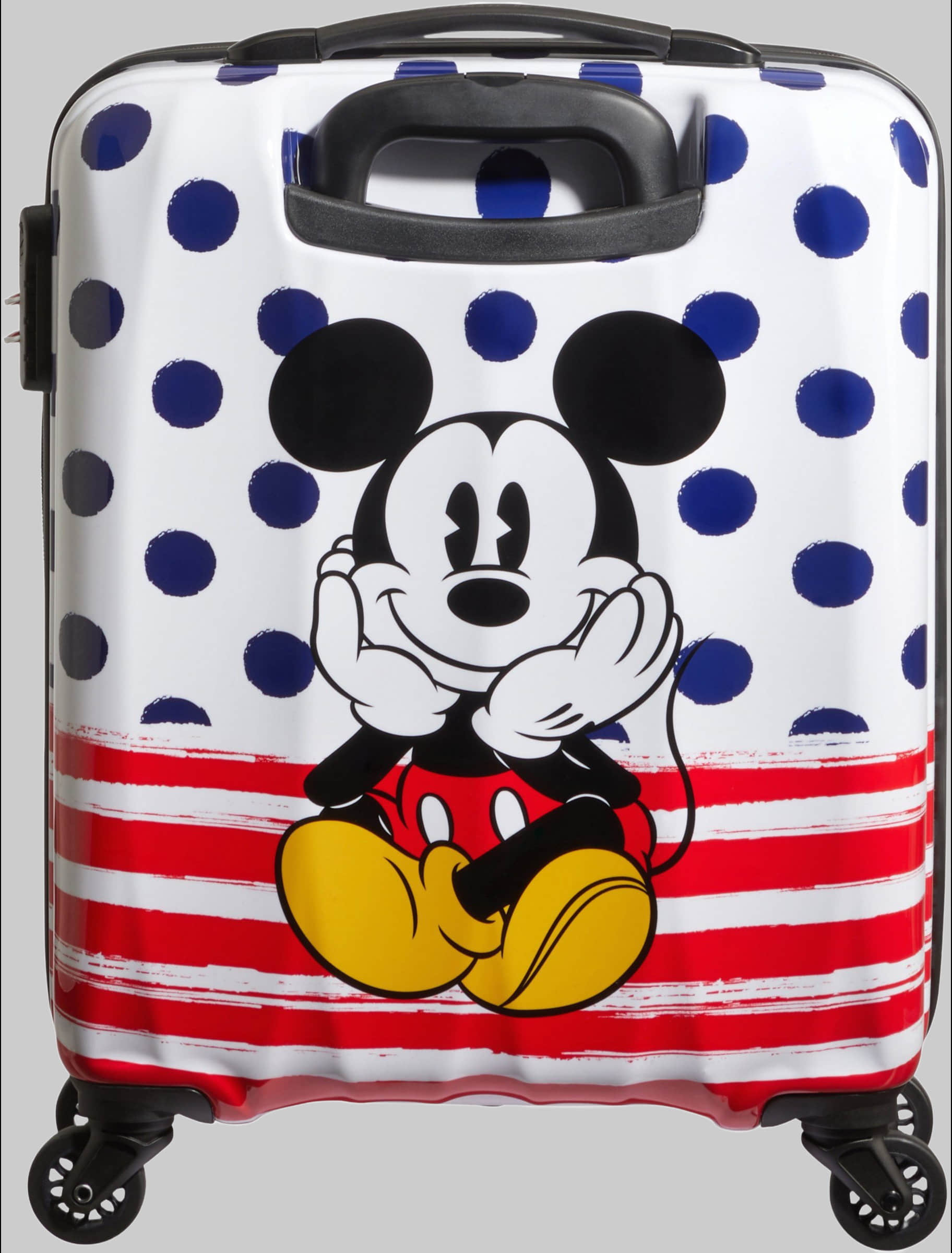 American Tourister Disney Legends 55cm Kids Trolley - Mickey Blue Dots mickey-blu American Touristeru00AE Koffer & Reisegepäck