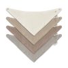 Artee Babymode Artee Little Dutch Muslin Bib Set | Soft Organic Cotton Baby Bibs 0-18 Months Natur 1 Gr