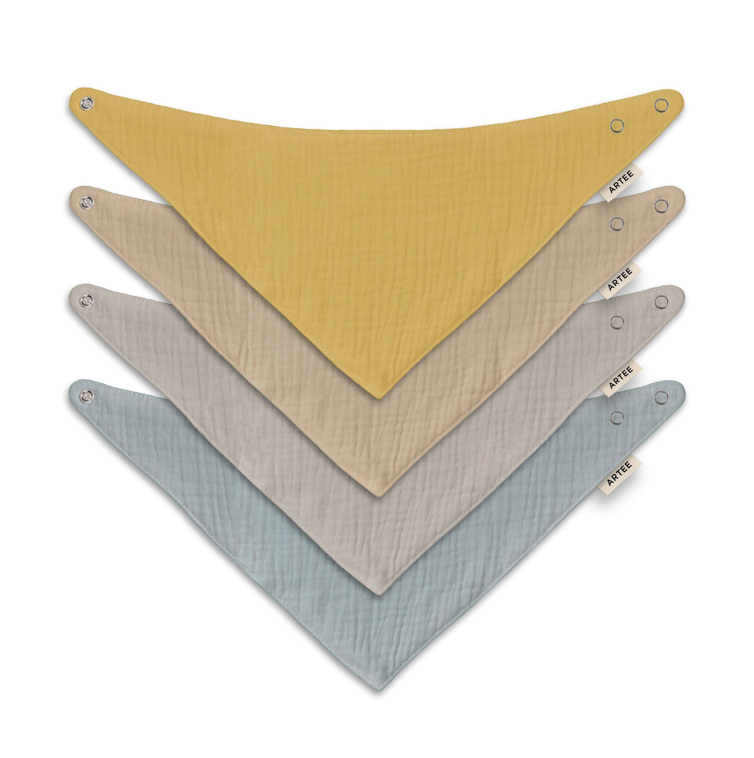 Artee Little Dutch Muslin Bib Set | Soft Organic Cotton Baby Bibs 0-18 Months Bunt 3 Grö Artee Babymode