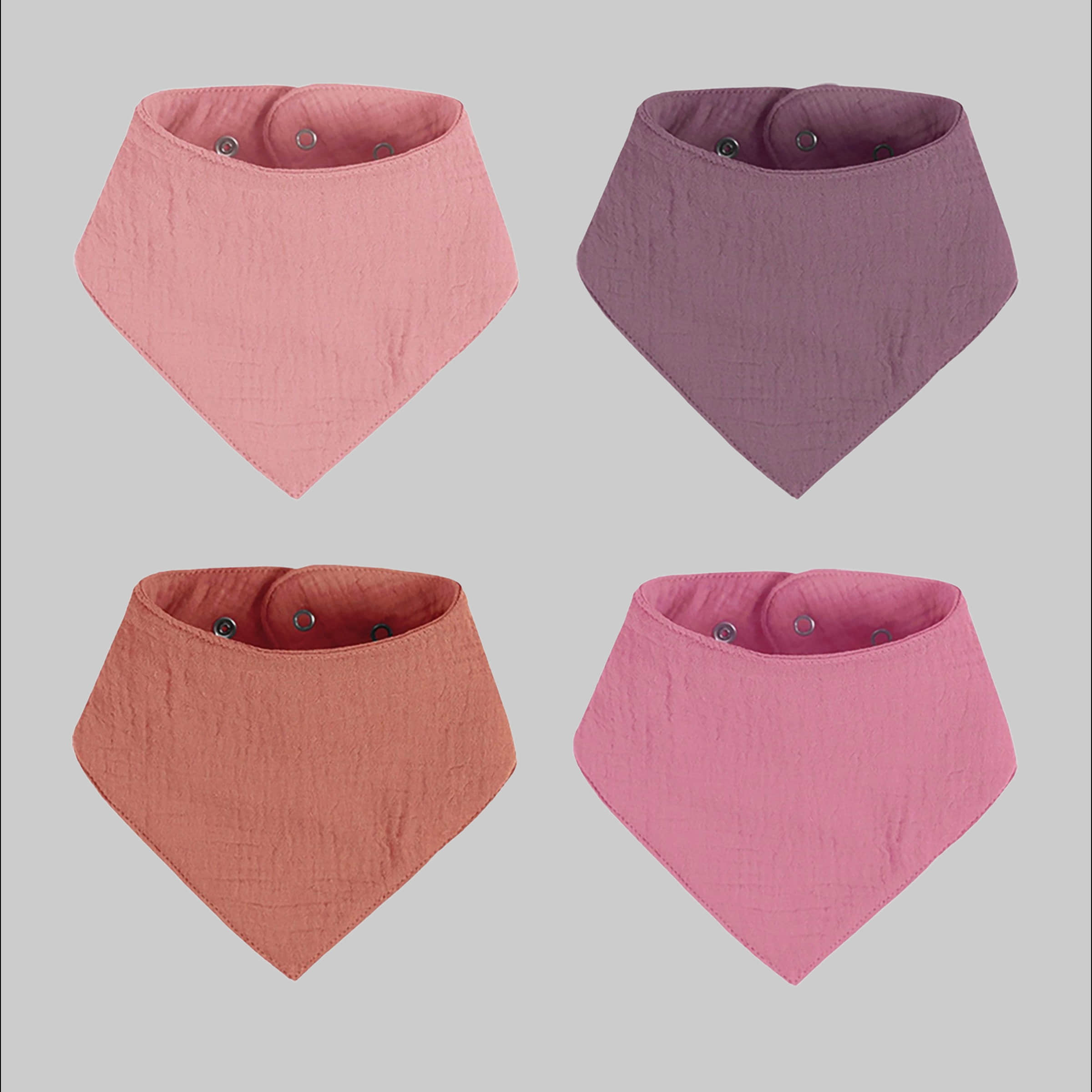 Artee Little Dutch Muslin Bib Set | Soft Organic Cotton Baby Bibs 0-18 Months Berry Größ Babymode Artee