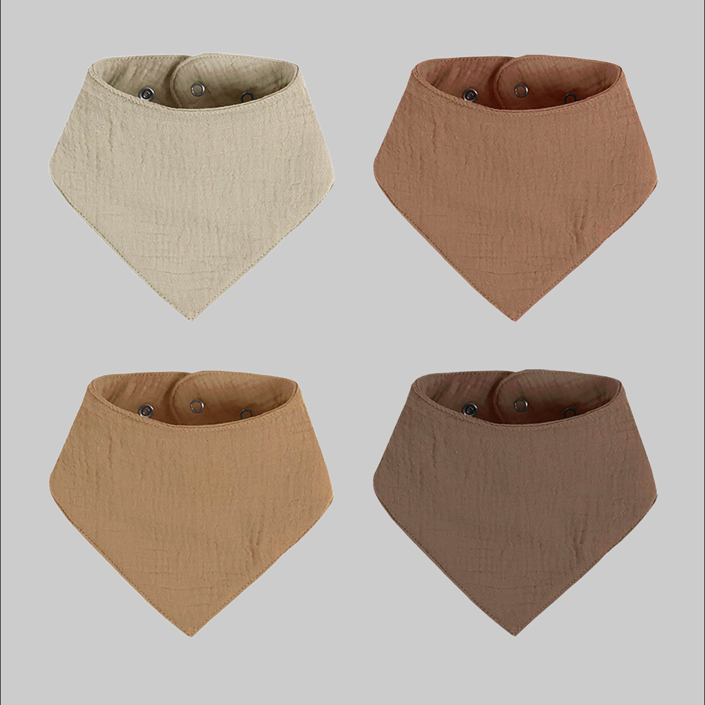 Artee Artee Little Dutch Muslin Bib Set | Soft Organic Cotton Baby Bibs 0-18 Months Soil Größe Babymode