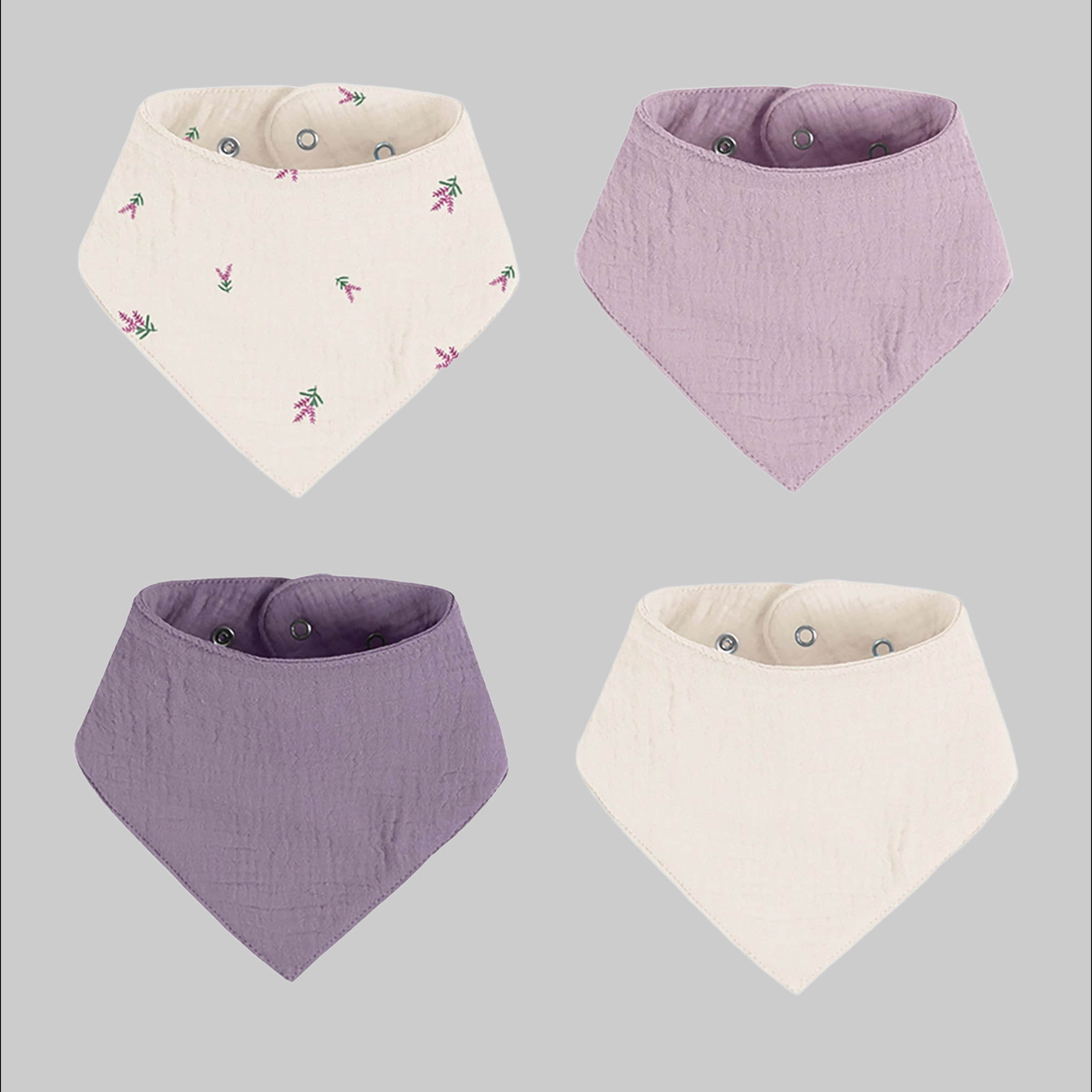 Artee Artee Little Dutch Muslin Bib Set | Soft Organic Cotton Baby Bibs 0-18 Months Spring Grö Babymode