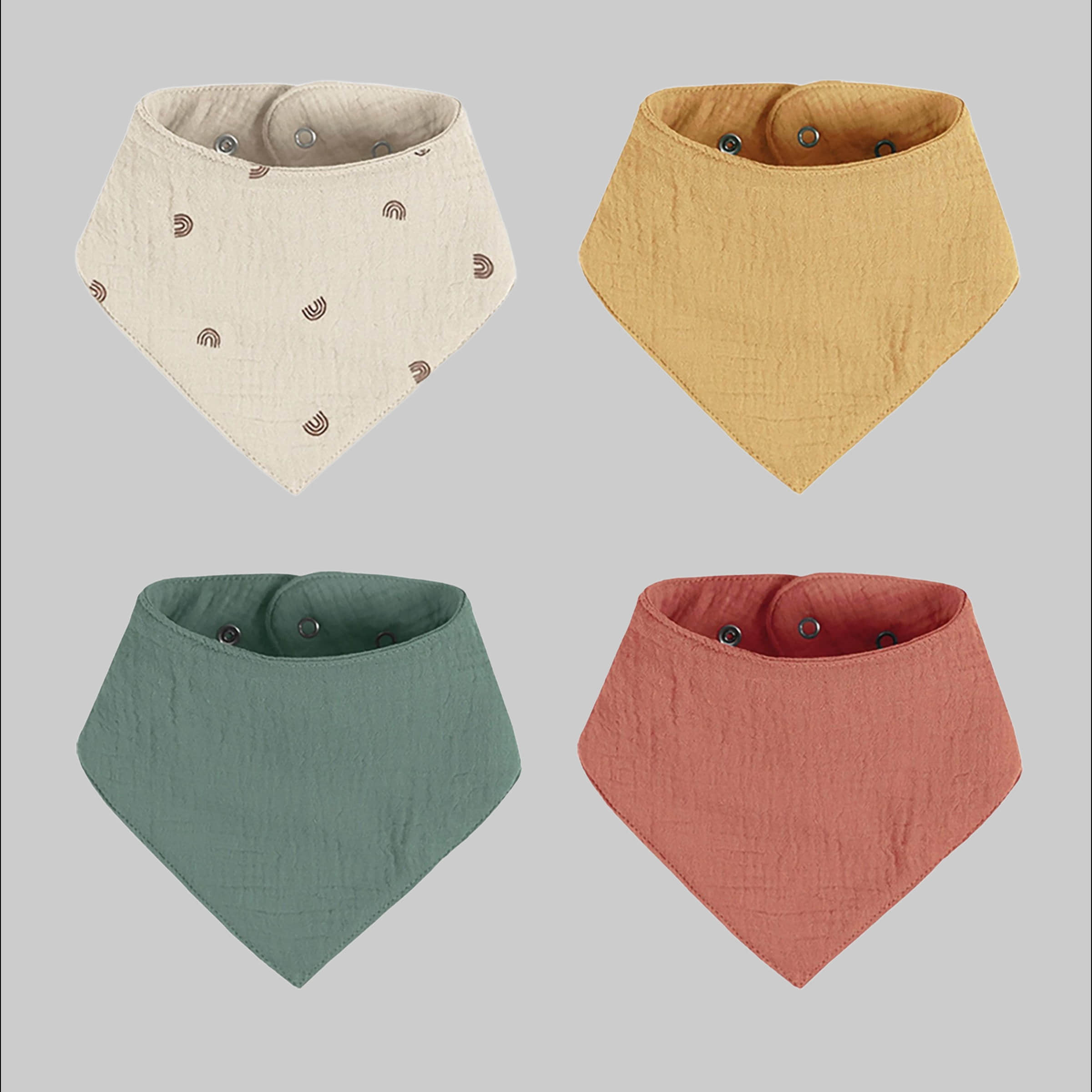 Artee Artee Little Dutch Muslin Bib Set | Soft Organic Cotton Baby Bibs 0-18 Months Summer Grö Babymode