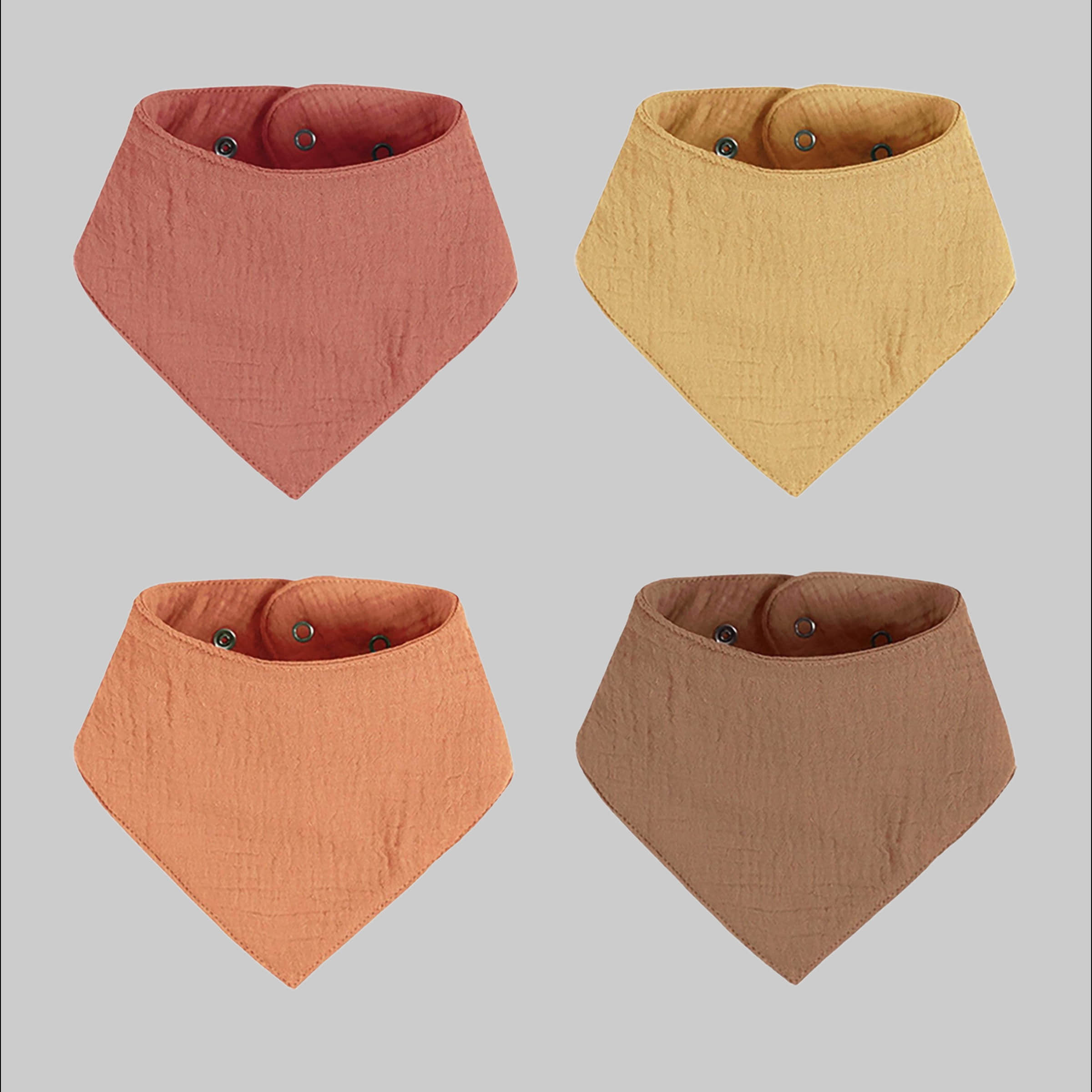 Artee Babymode Artee Little Dutch Muslin Bib Set | Soft Organic Cotton Baby Bibs 0-18 Months Sunshine G