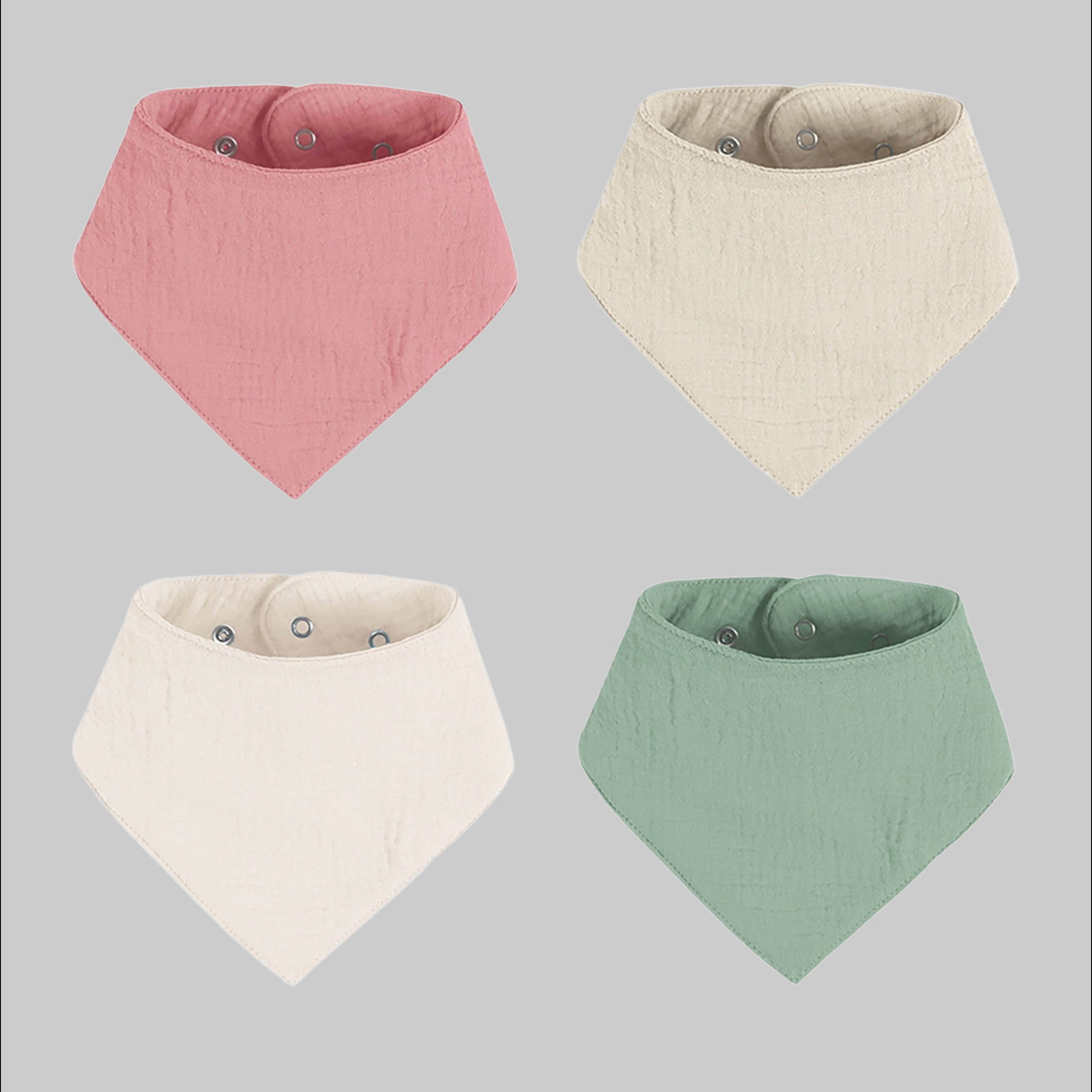 Artee Babymode Artee Little Dutch Muslin Bib Set | Soft Organic Cotton Baby Bibs 0-18 Months Blossom Gr