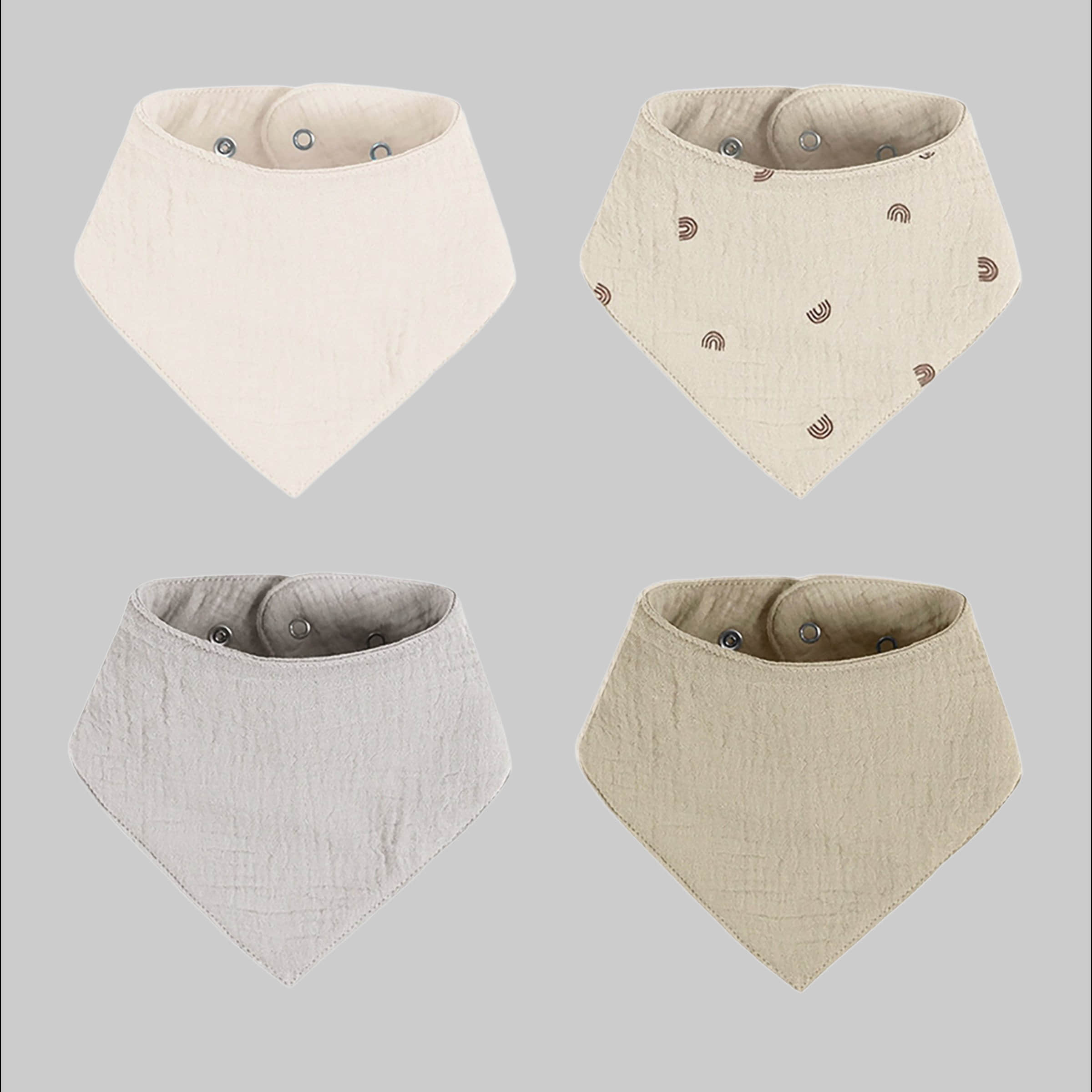 Artee Babymode Artee Little Dutch Muslin Bib Set | Soft Organic Cotton Baby Bibs 0-18 Months Coast Größ