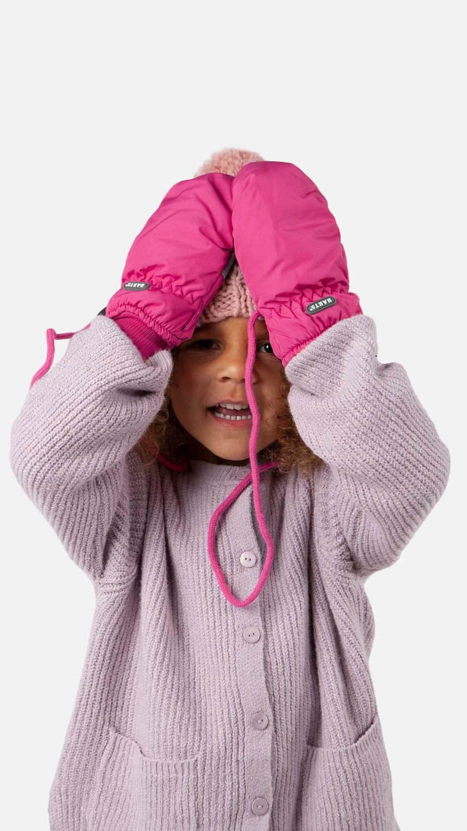 Bart's Kids Basic Ski Gloves - Warm & Waterproof Winter Gloves FUCHSIA Barts Handschuhe