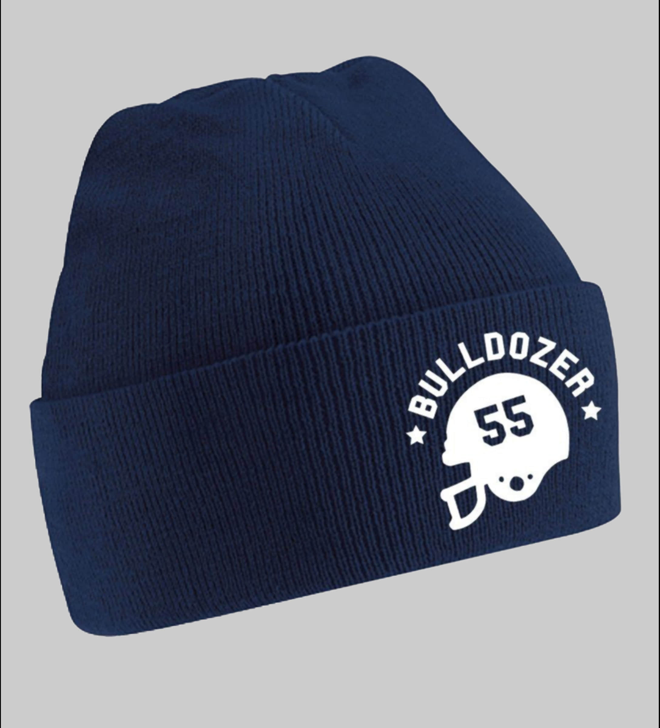 Beste Qualität: Blonie & Brownie Beanie Uni Erwachsen Mütze - Bud Spencer Navyblau Blondie \u0026 Brownie Mädchenmode