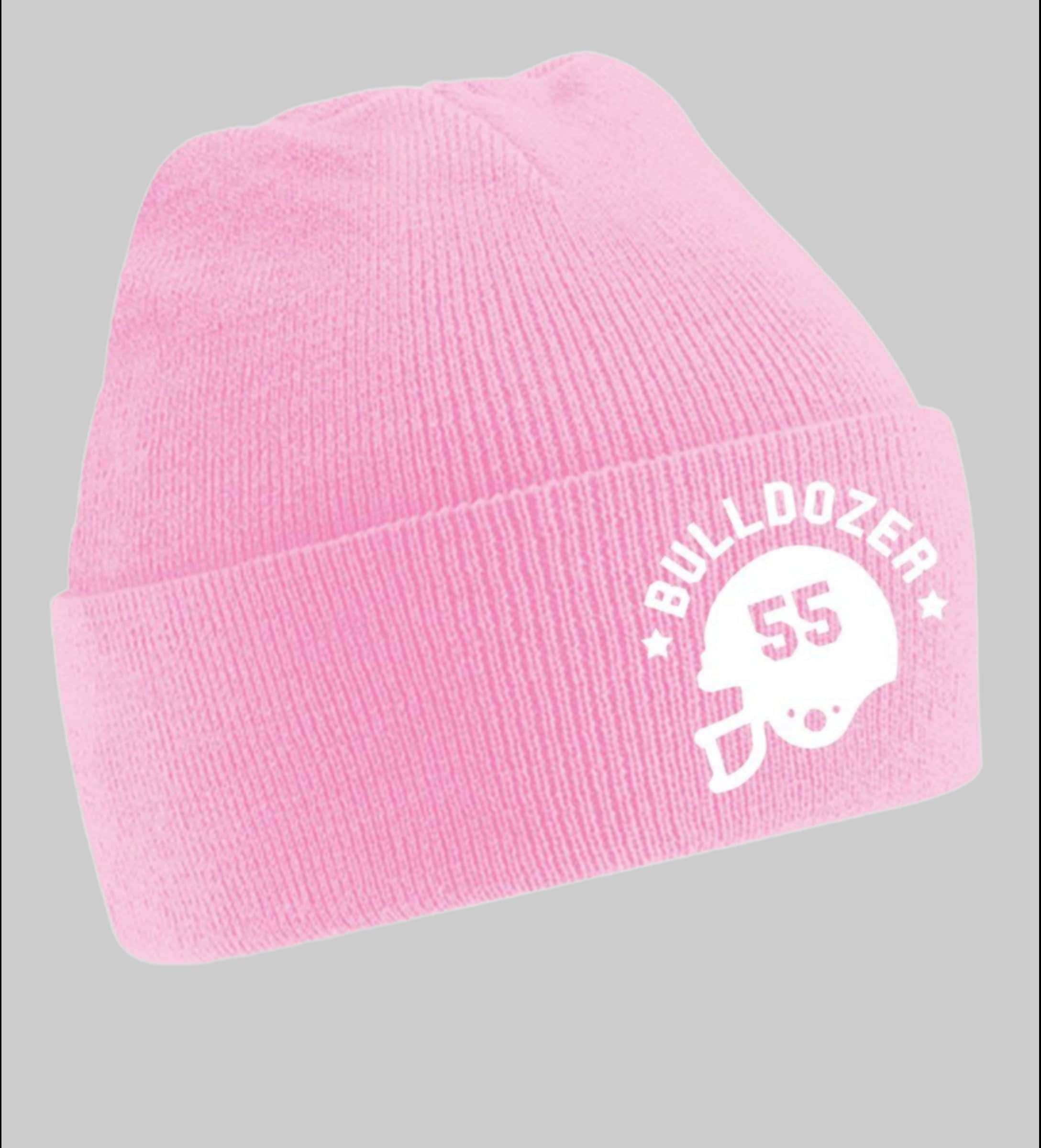 Mädchenmode Blondie \u0026 Brownie Beste Qualität: Blonie & Brownie Beanie Uni Erwachsen Mütze - Bud Spencer Rosa