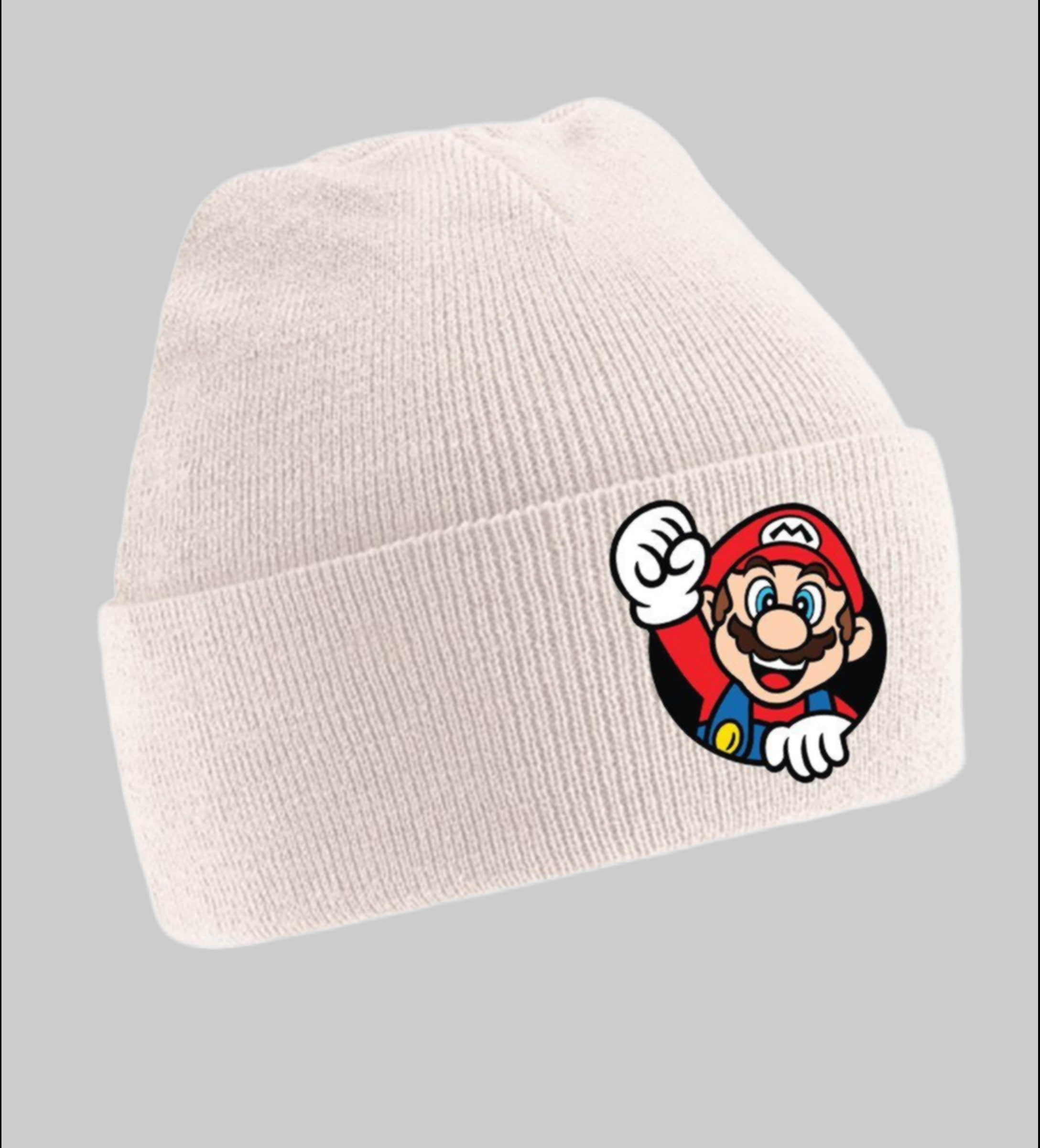 Blondie \u0026 Brownie Mädchenmode Blonie & Brownie Super Mario Beanie Uni Mütze Beige