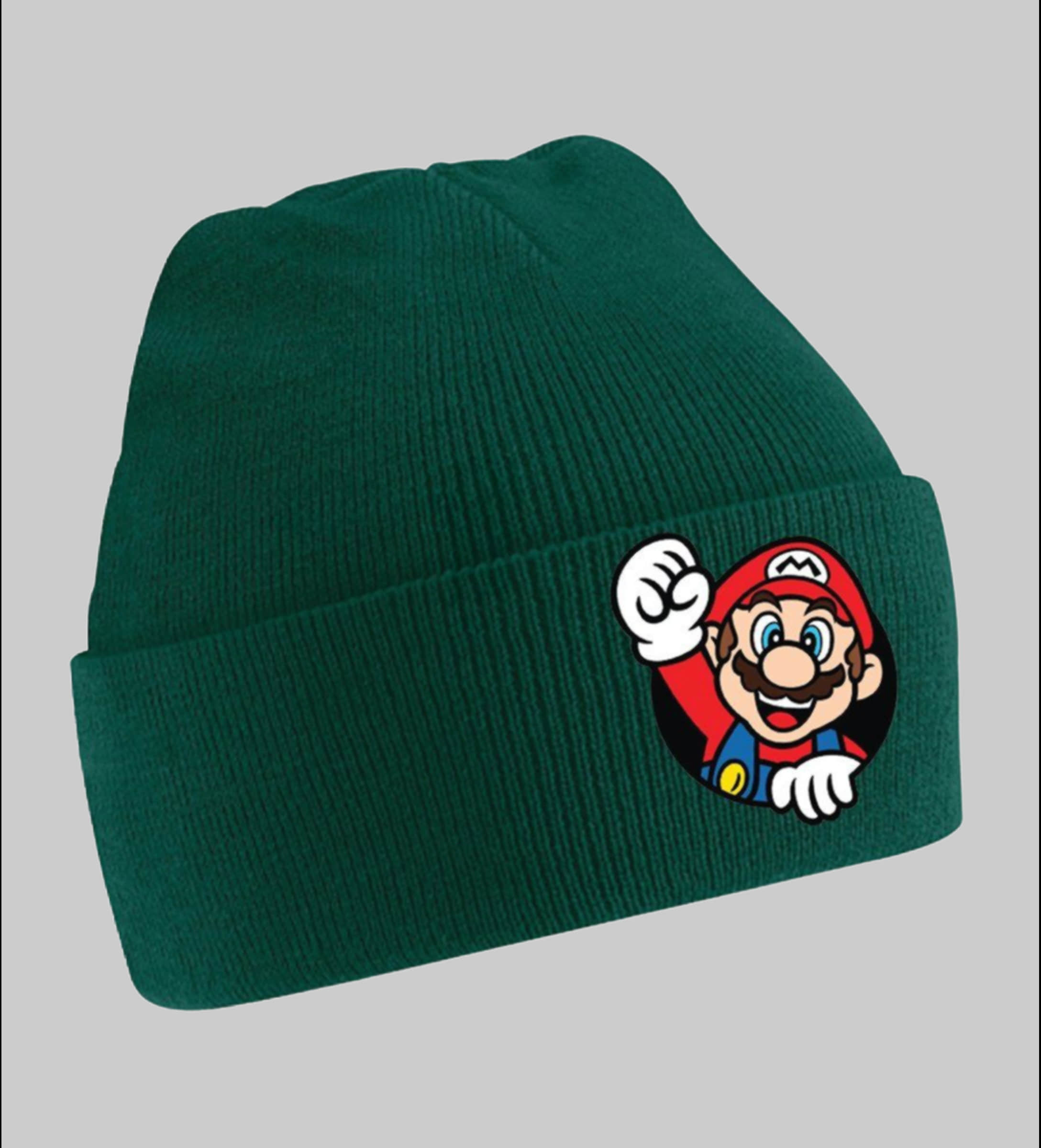 Blonie & Brownie Super Mario Beanie Uni Mütze Flaschengr Blondie \u0026 Brownie Mädchenmode