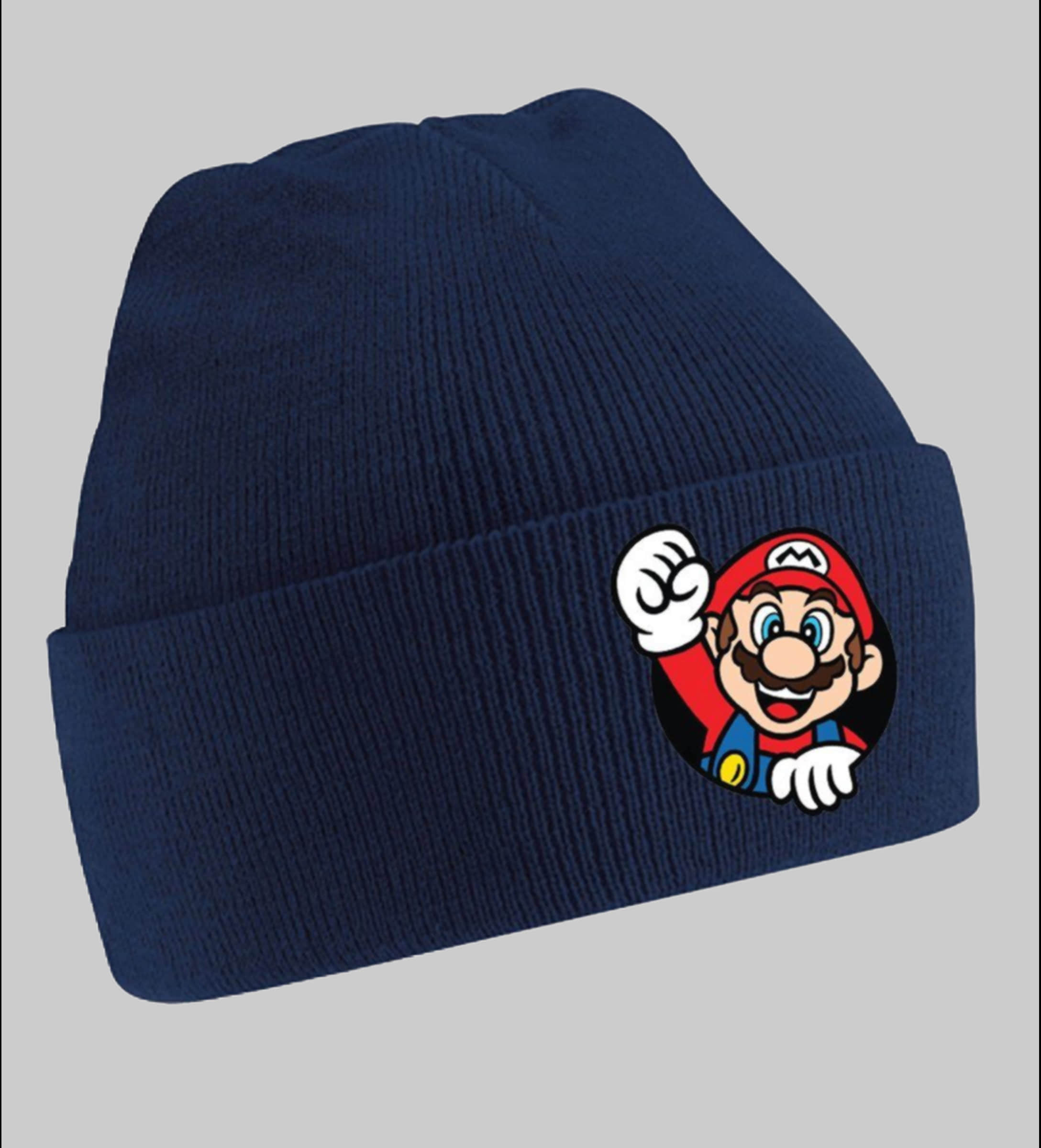 Mädchenmode Blondie \u0026 Brownie Blonie & Brownie Super Mario Beanie Uni Mütze Navyblau