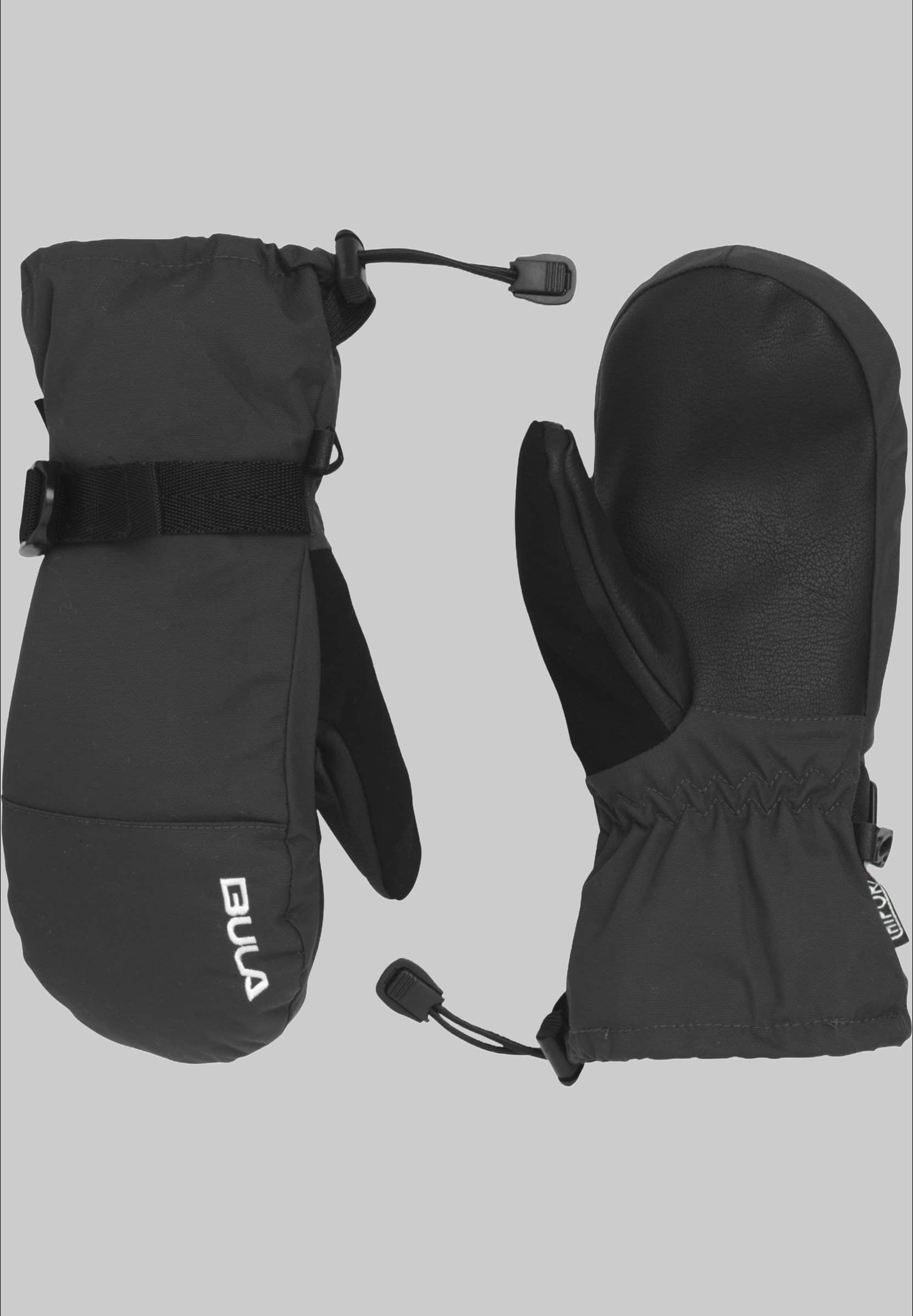 Bula 'Piste' Ski & Snowboard Gloves - Waterproof & Breathable schwarz Mädchenmode BULA