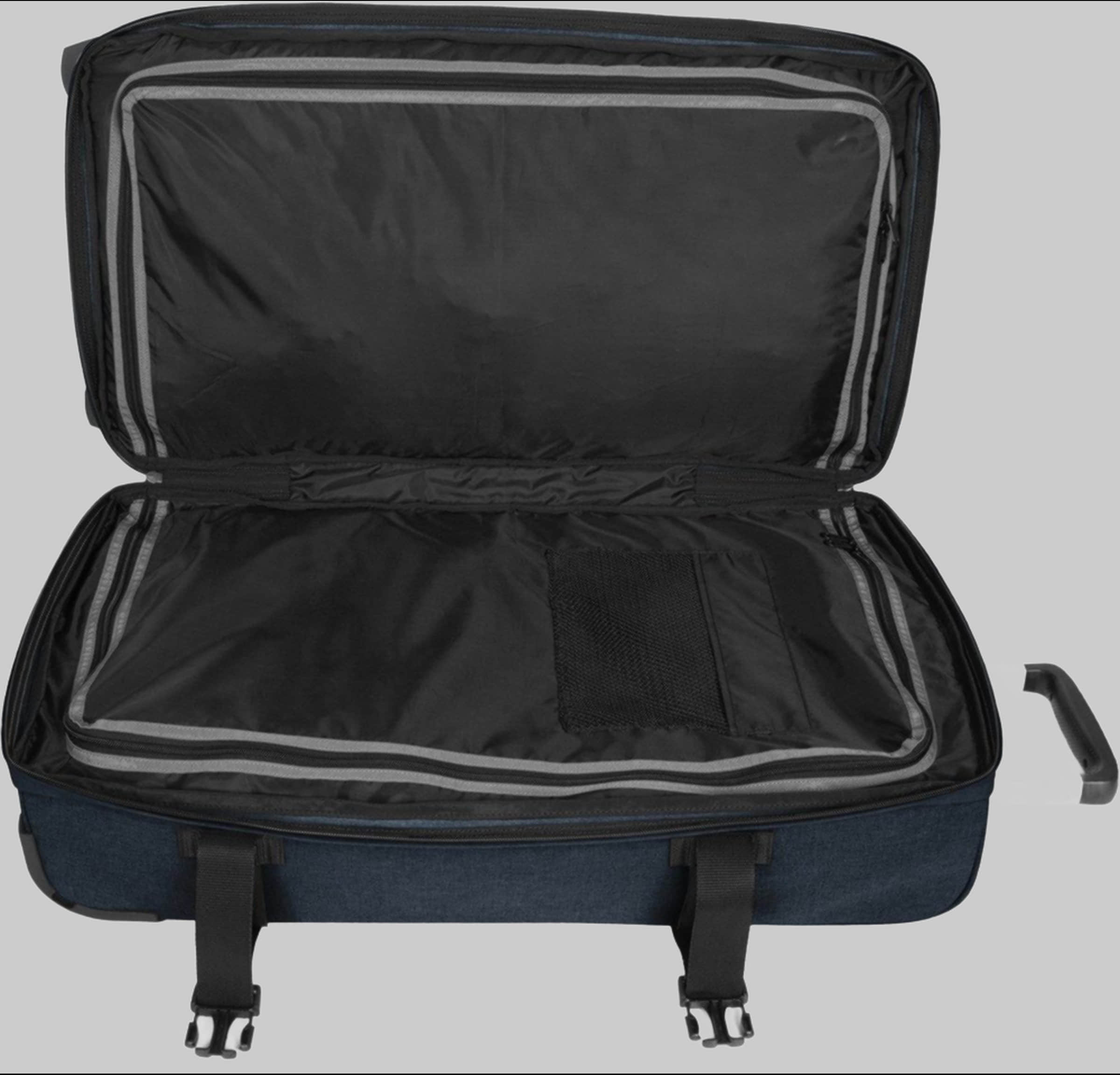 Eastpak Transit'r L Wheeled Duffel - 42L - TSA Lock - Carry-On Ready Triple Denim myToys Eastpak