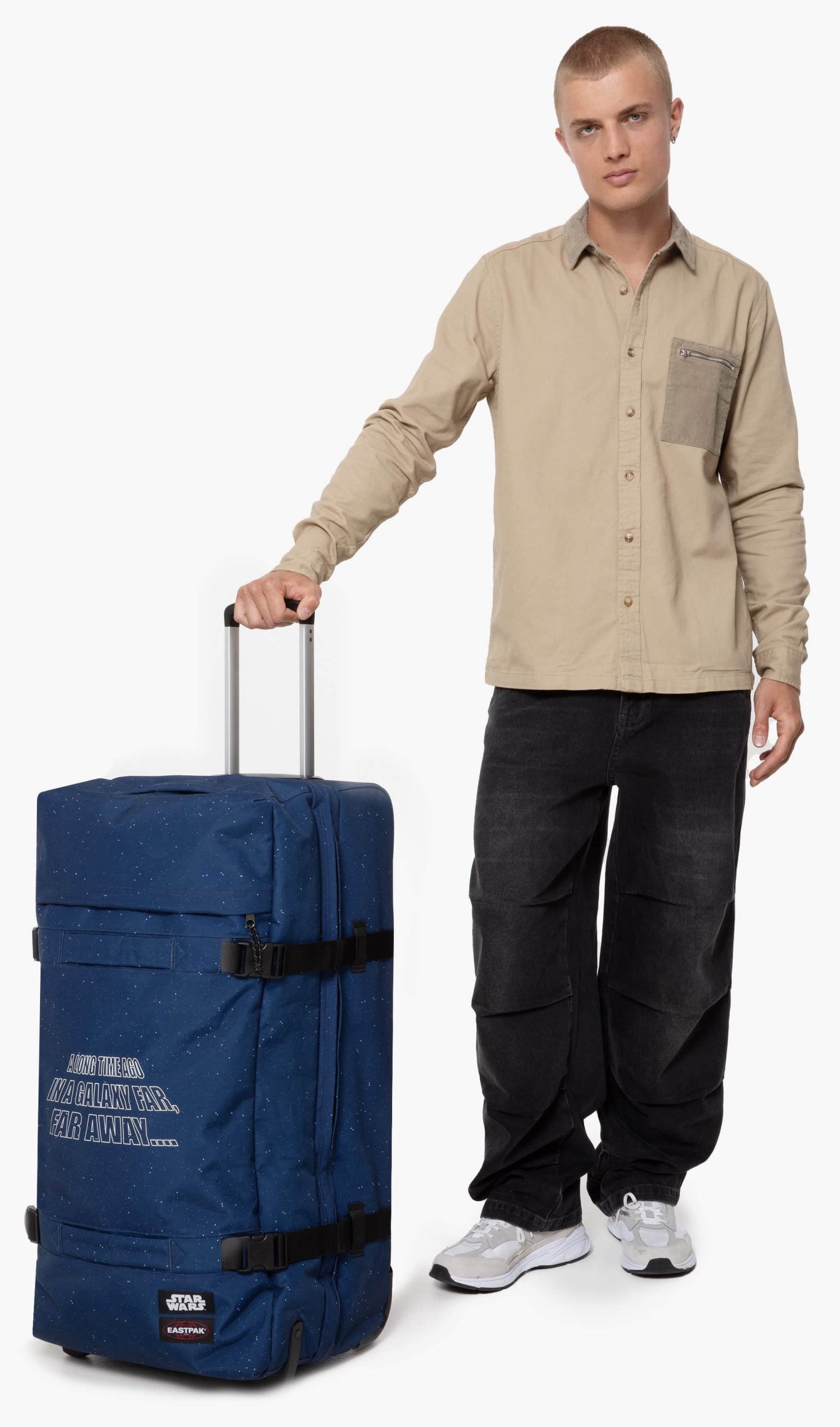 Koffer & Reisegepäck Eastpak Eastpak Transit'r L Wheeled Duffel - 42L - TSA Lock - Carry-On Ready dunkelblau