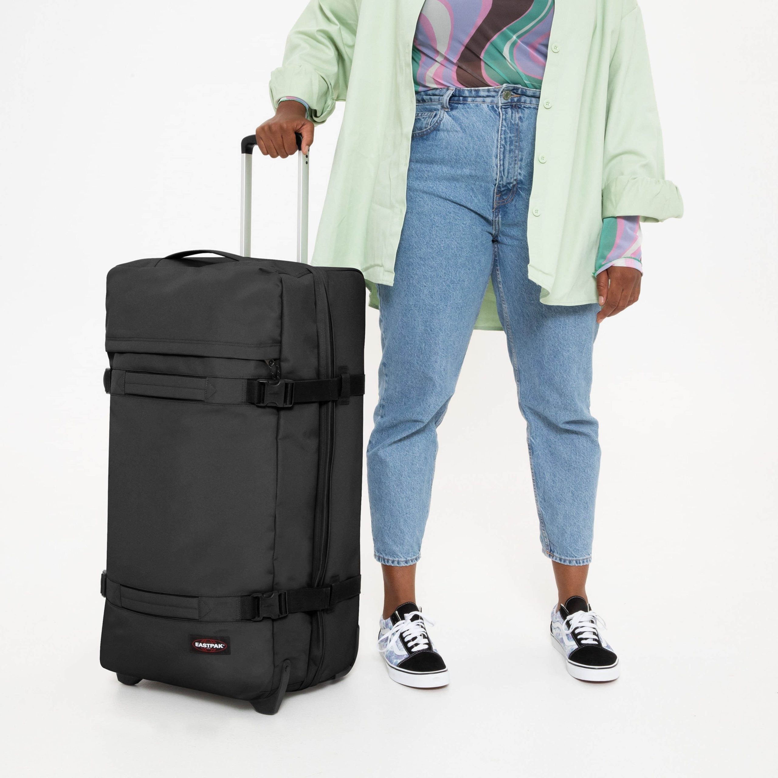 Eastpak Transit'r L Wheeled Duffel - 42L - TSA Lock - Carry-On Ready schwarz Eastpak myToys