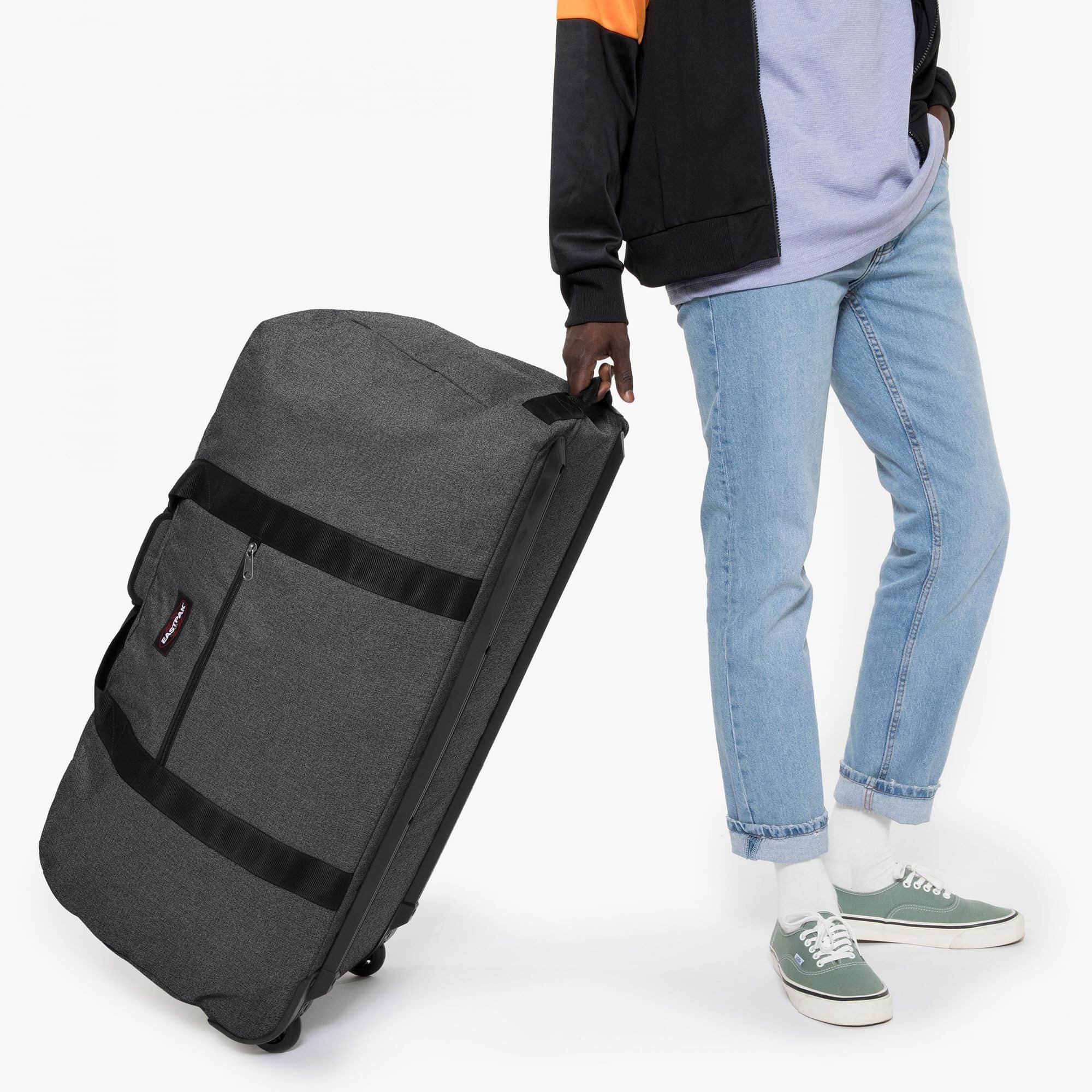 Accessoires & Taschen Eastpak Eastpak Warehouse+ 2-Wheel Travel Bag - Durable & Spacious Black Deni