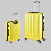 Easy Move ACE 026 Hartschalen-Trolley - Robuster Reisekoffer aus ABS Yellow Koffer & Reisegepäck Easy Move