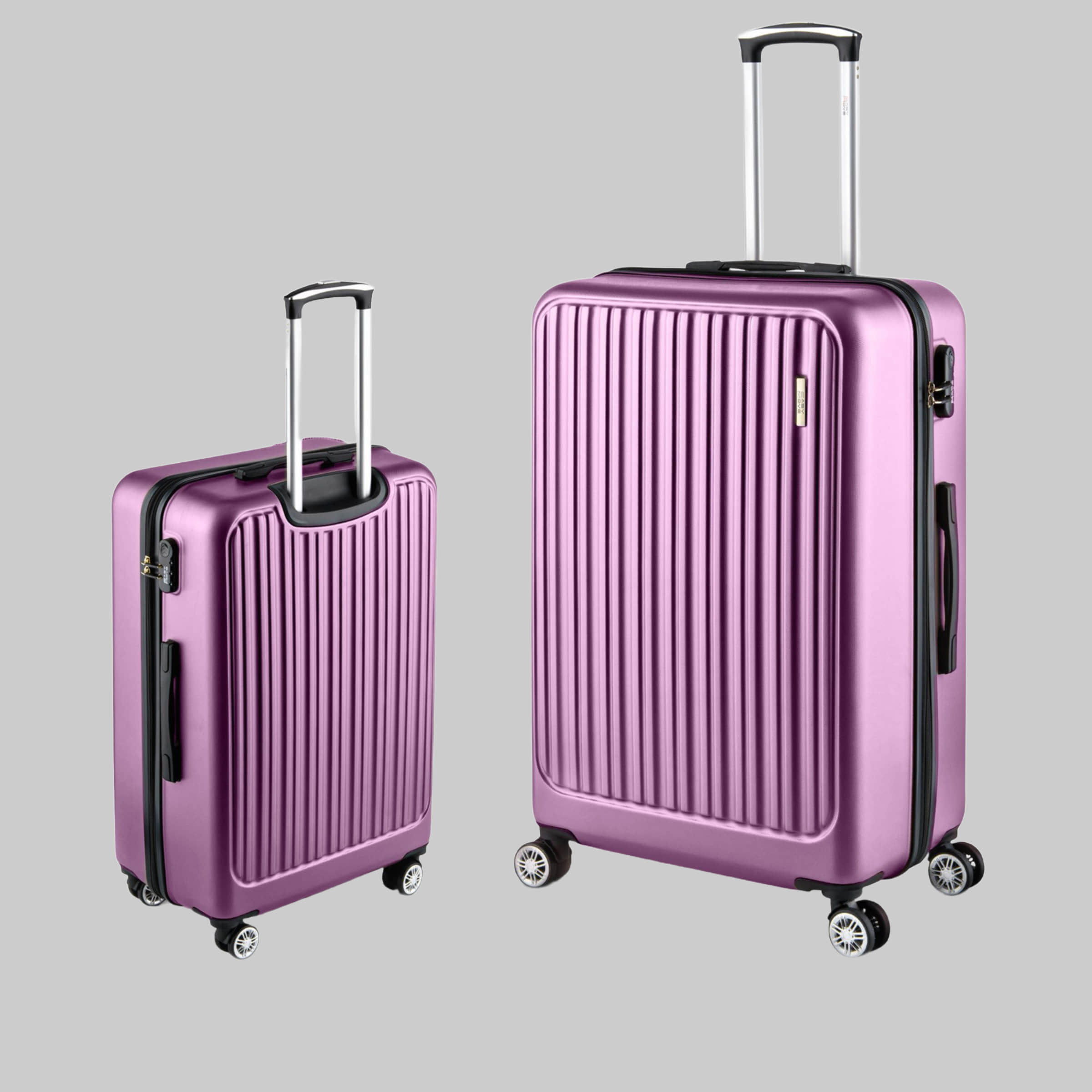 Easy Move Easy Move ACE 026 Hartschalen-Trolley - Robuster Reisekoffer aus ABS Lila Koffer & Reisegepäck