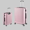 Easy Move ACE 026 Hartschalen-Trolley - Robuster Reisekoffer aus ABS Pink Koffer & Reisegepäck Easy Move