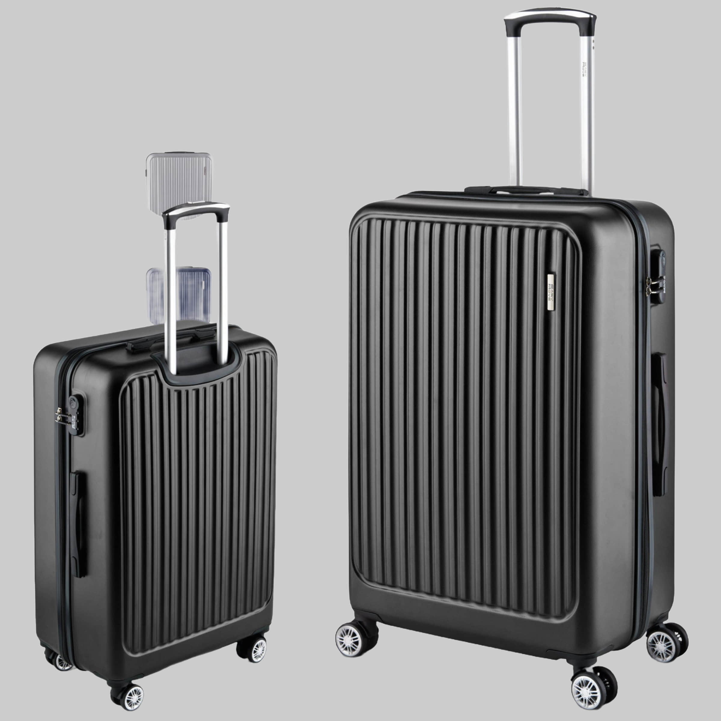 Easy Move Koffer & Reisegepäck Easy Move ACE 026 Hartschalen-Trolley - Robuster Reisekoffer aus ABS Black