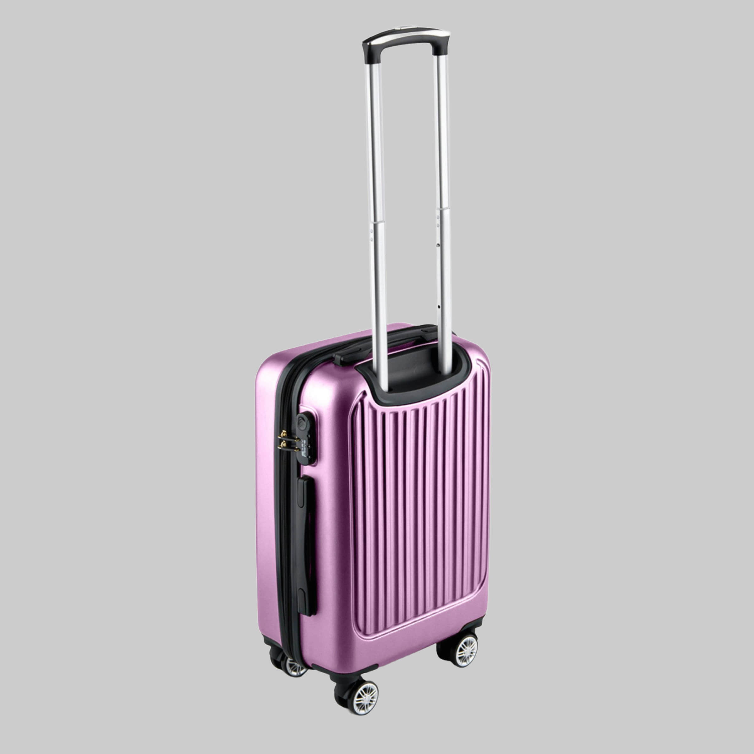 Easy Move Easy Move ACE 026 Hartschalen-Trolley - Robuster Reisekoffer aus ABS Lila Koffer & Reisegepäck