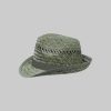 effax Mädchenmode Effax Straw Hat - Olive Green | Stylish Summer Headwear