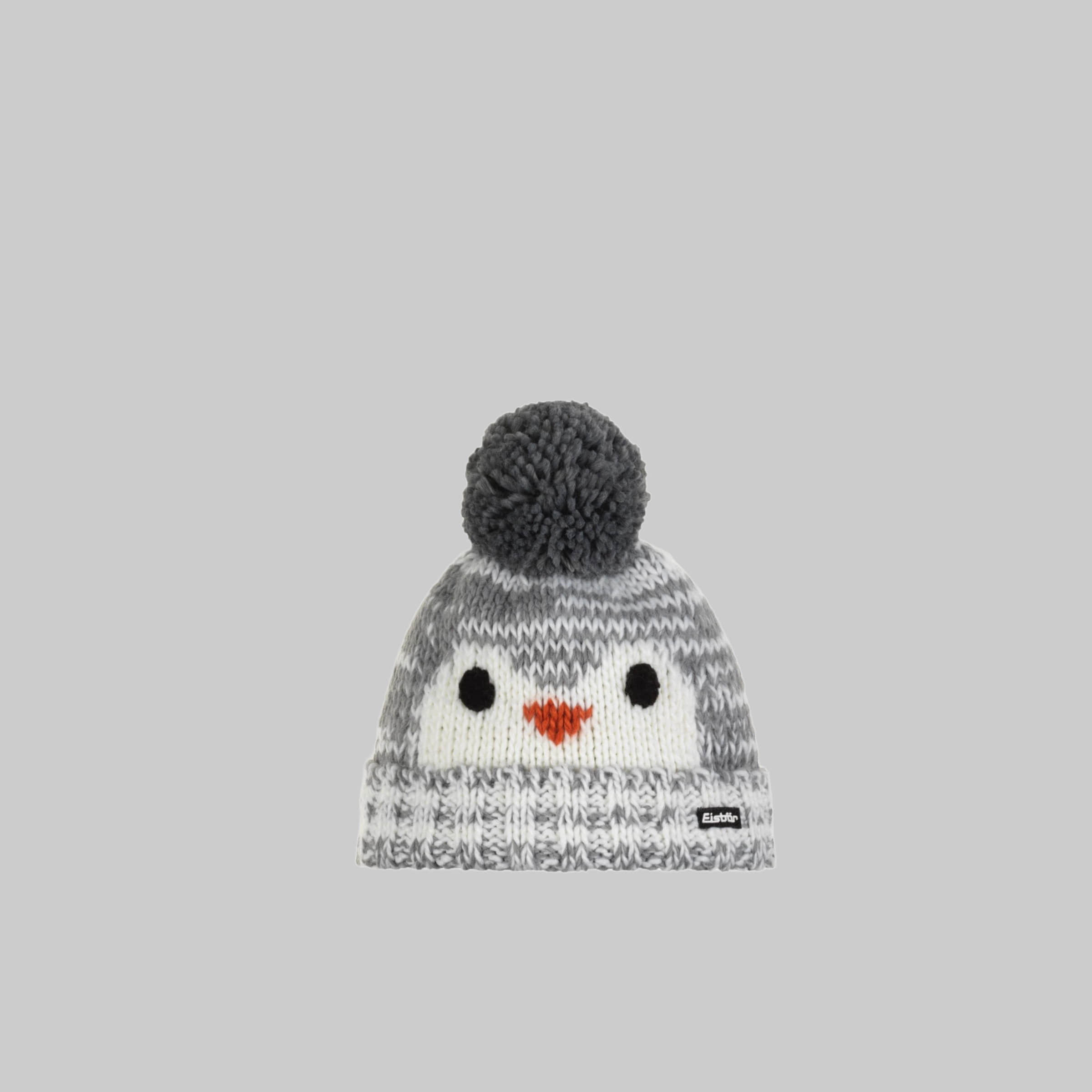 Eisbu00E4r Eisbär Rico Kids Bobble Hat - Penguin Design graumele-w Mützen