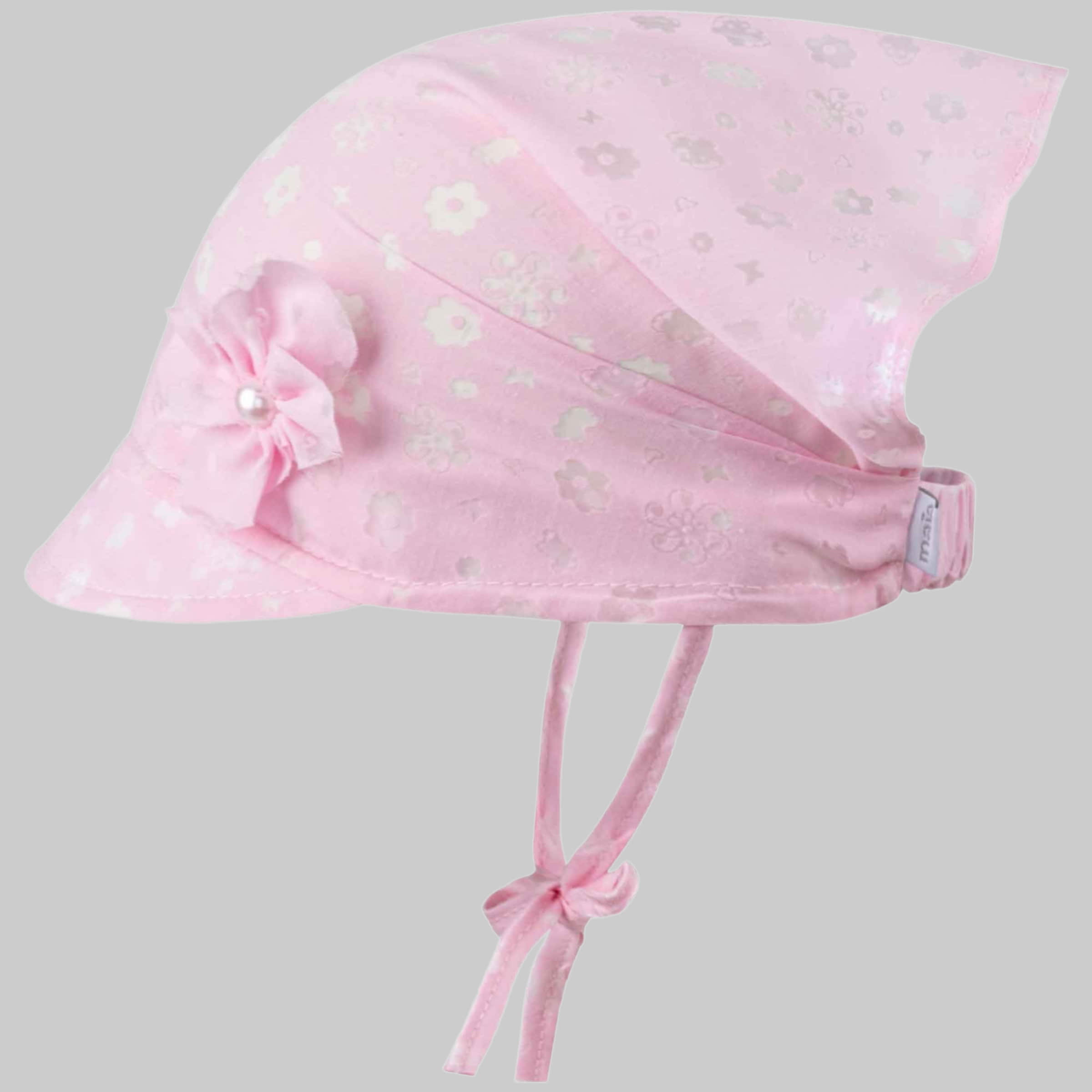 F.P.H. Maja F.P.H. Maja Schirmmütze Kopftuch Bindemütze Sommermütze Mädchenmütze Rosa Mädchenmode