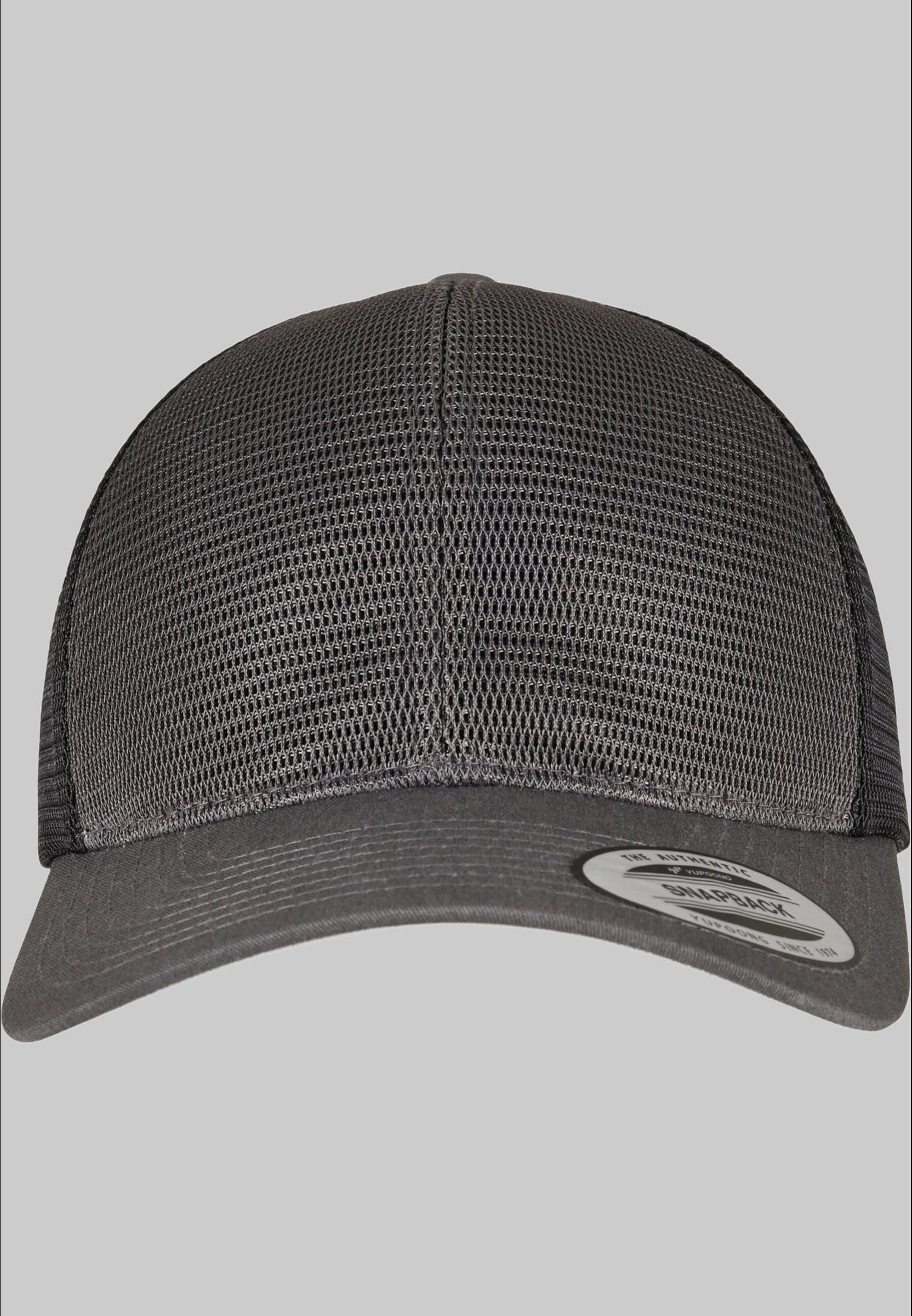 Flexfit 360° Omnimesh 2-Tone Cap by Yupoong - Stylish & Breathable charcoal/b Flexfit Jungenmode