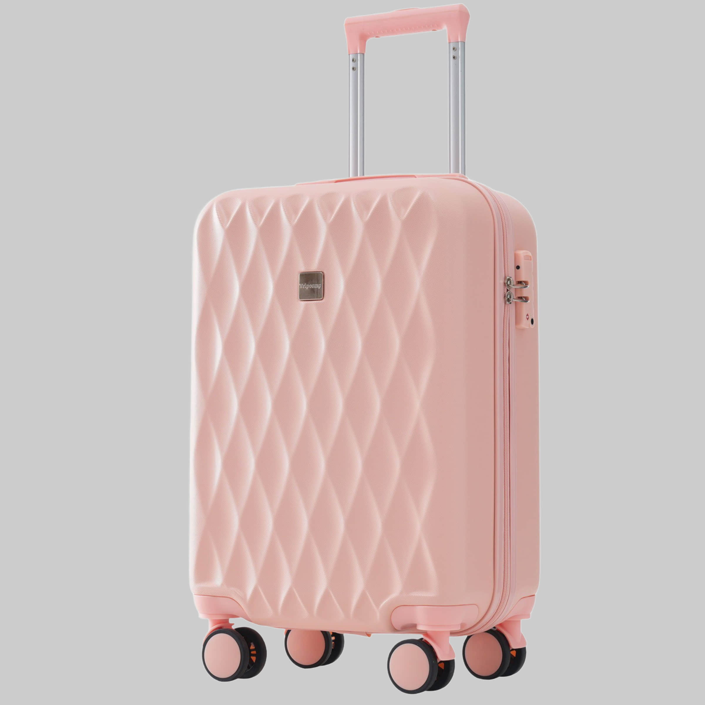 Koffer & Reisegepäck Flieks Fli eks Hartschalen-Trolleys | 4 Rollen | Handgepäckkoffer | Victorinox Qualität Rosa
