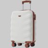Koffer & Reisegepäck Flieks Flieks Hard Shell Spinner Suitcase - Travel Trolleys & Hand Luggage Cremefarbe