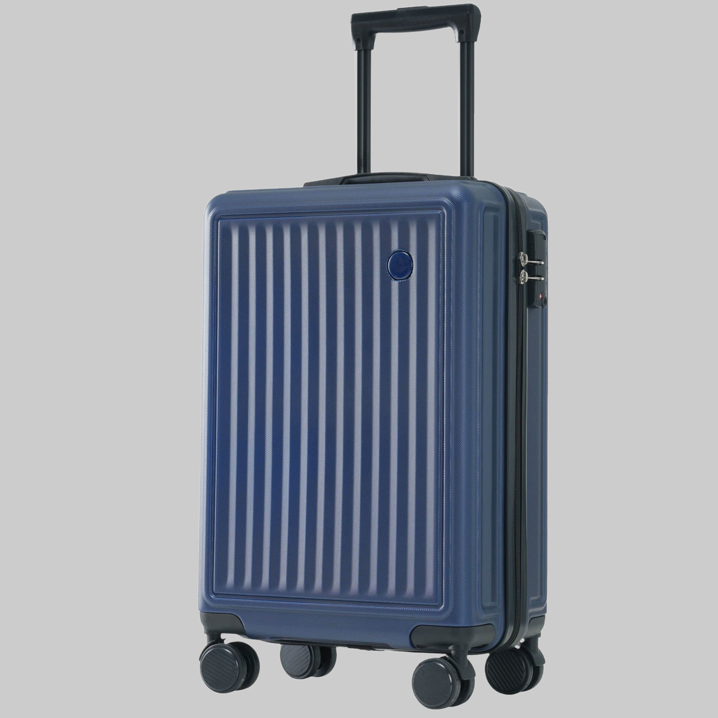 Flieks **Flieks** Hard Shell Trolley - Spinner Suitcase - Hand Luggage - 35/63/85L Dunkelblau Koffer & Reisegepäck