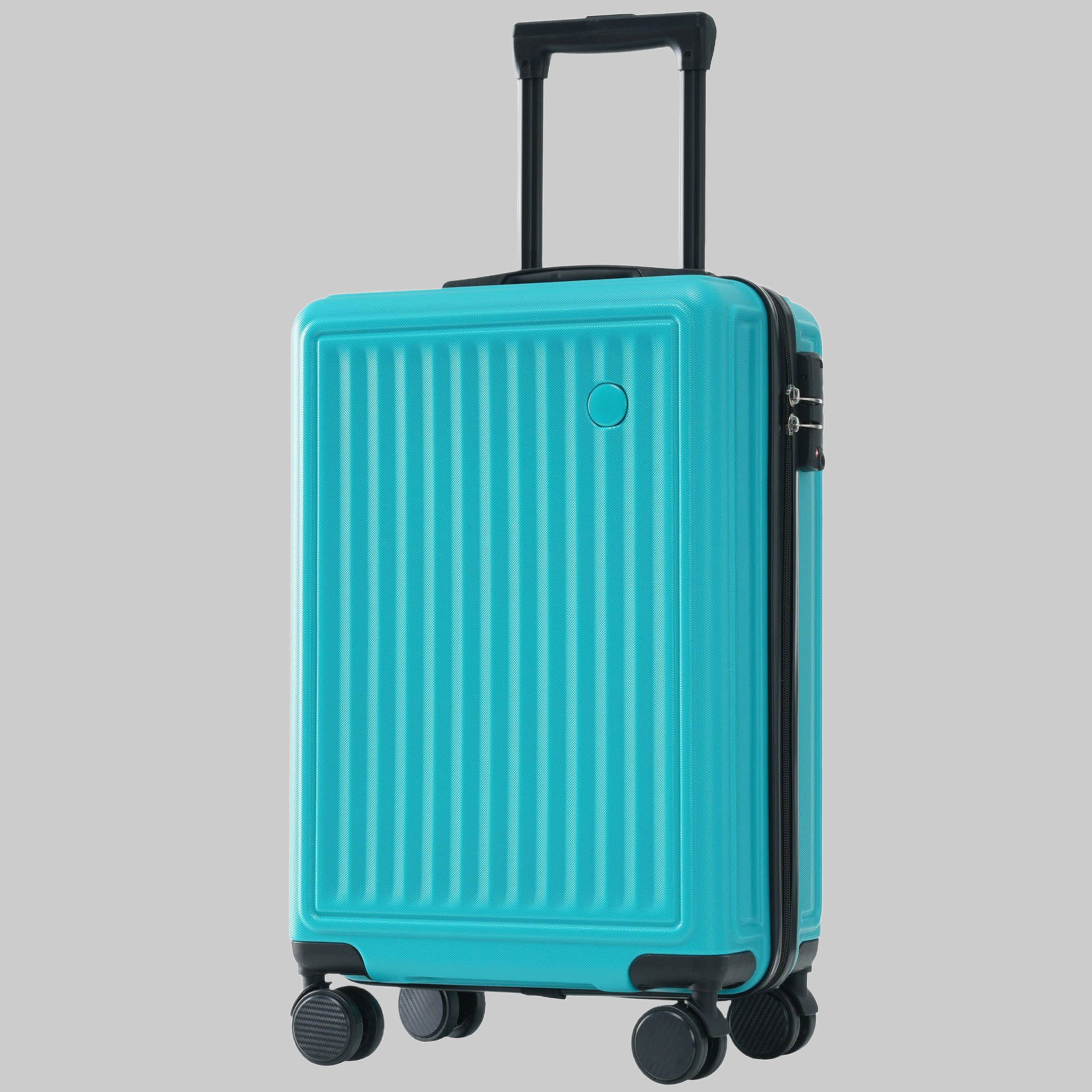 Koffer & Reisegepäck Flieks **Flieks** Hard Shell Trolley - Spinner Suitcase - Hand Luggage - 35/63/85L Grün