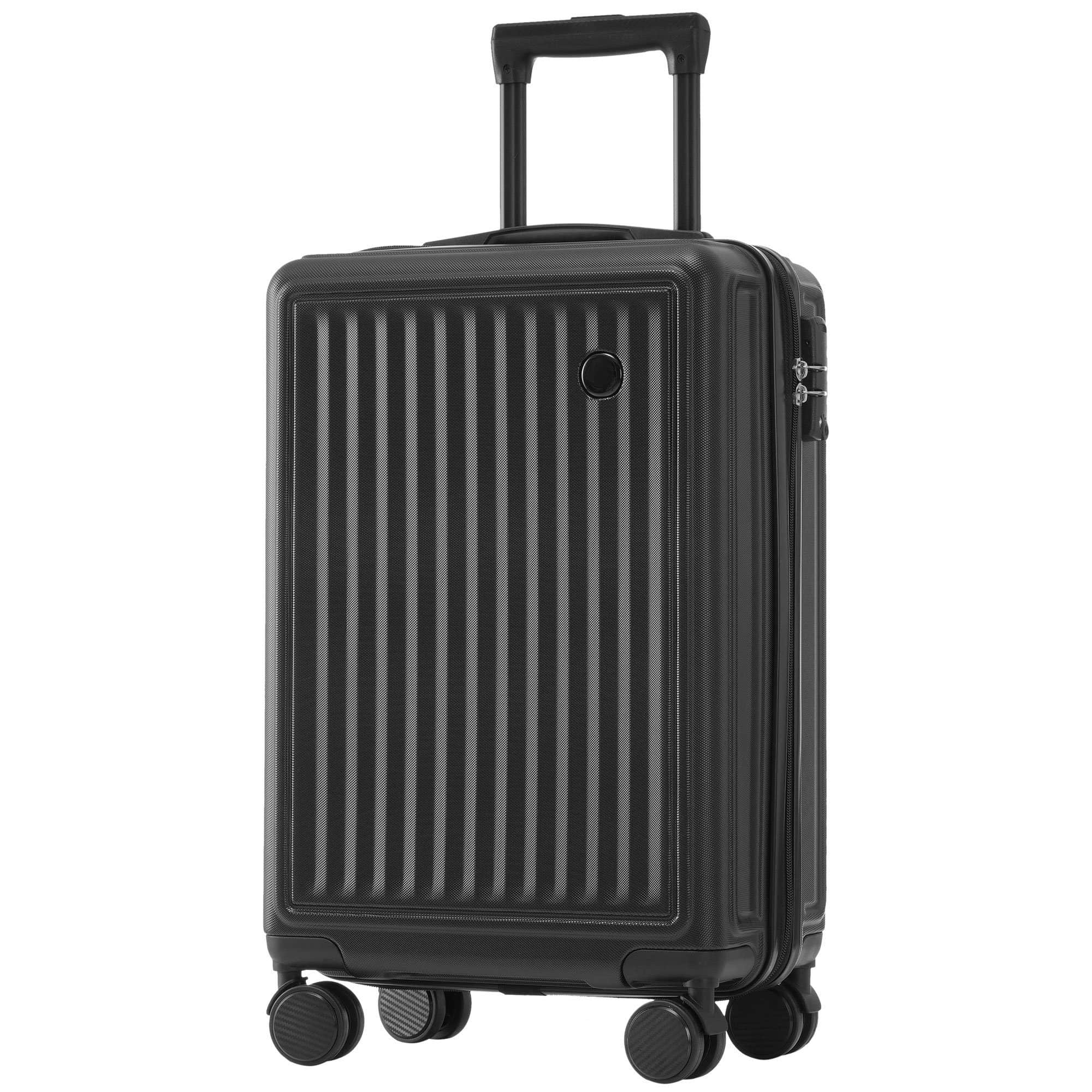 Flieks **Flieks** Hard Shell Trolley - Spinner Suitcase - Hand Luggage - 35/63/85L Schwarz Koffer & Reisegepäck