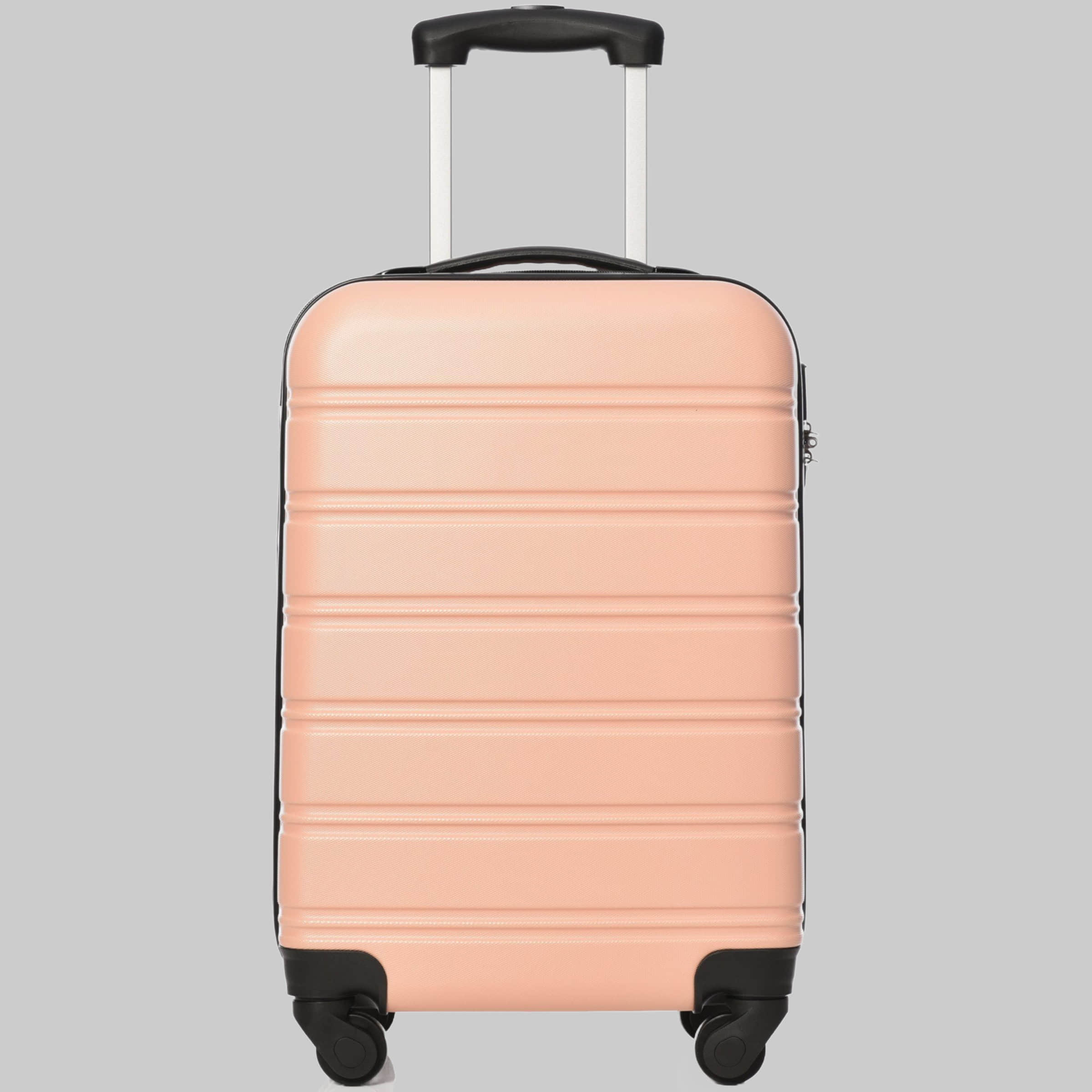Koffer & Reisegepäck Flieks **Flieks** Hartschalen-Trolley – Carry-On Suitcase with 4 Wheels & Lock Rosa